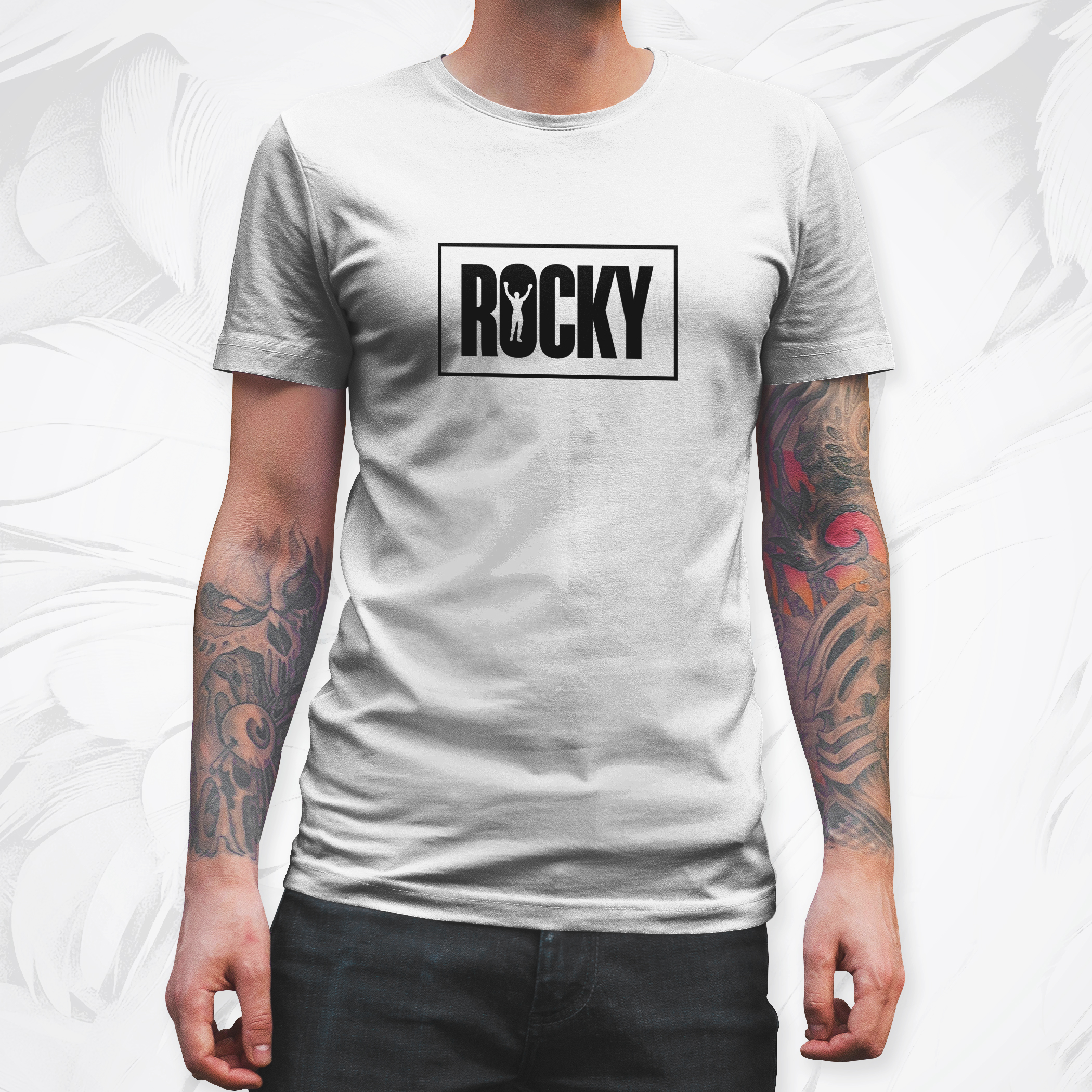 Camisa Rocky Balboa - Identidade - Fonte Preta