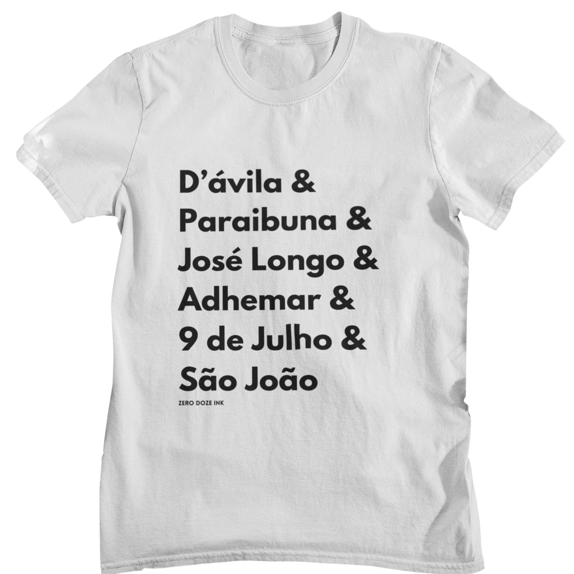 Camiseta Avenidas e rua de SJC