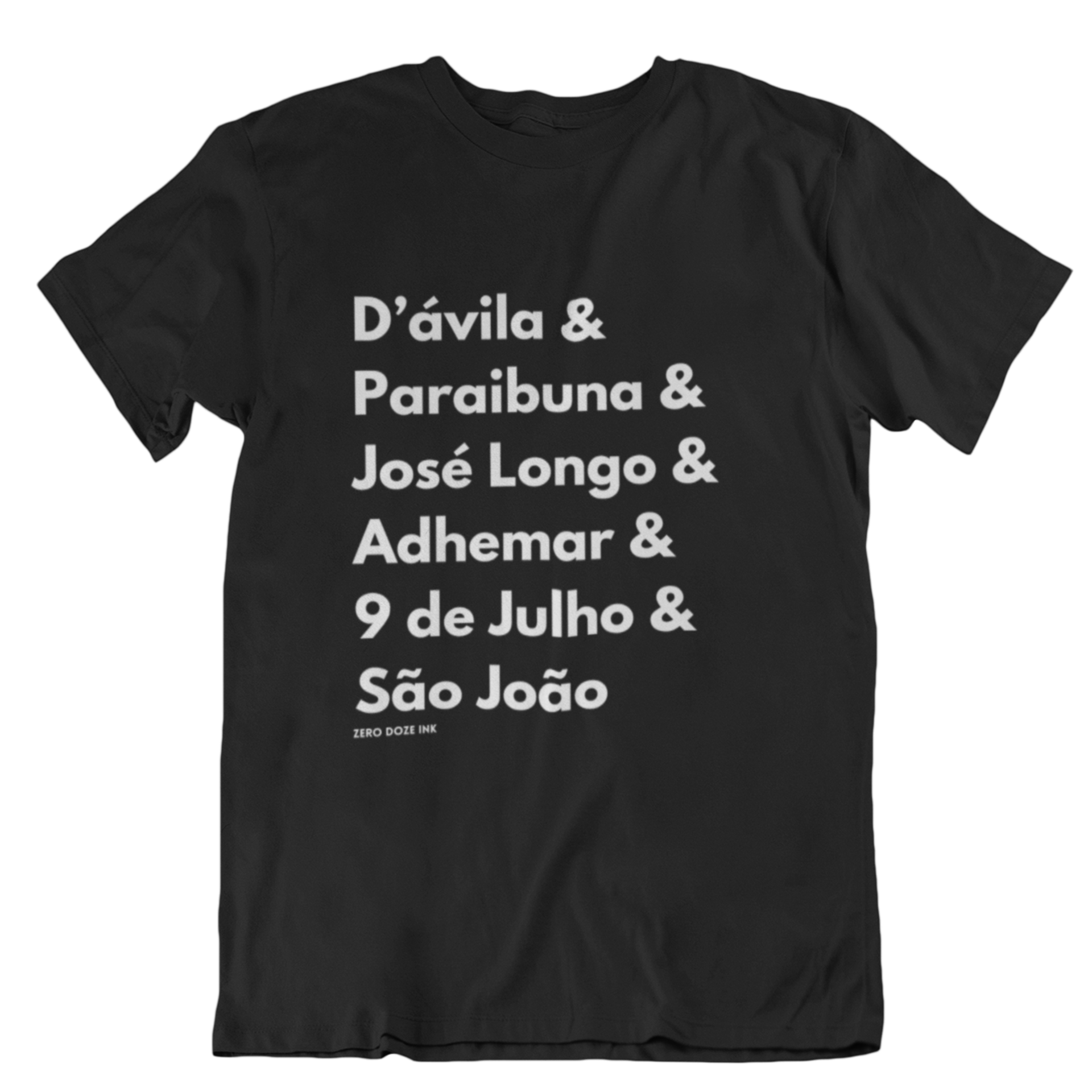 Camiseta Avenidas e rua de SJC