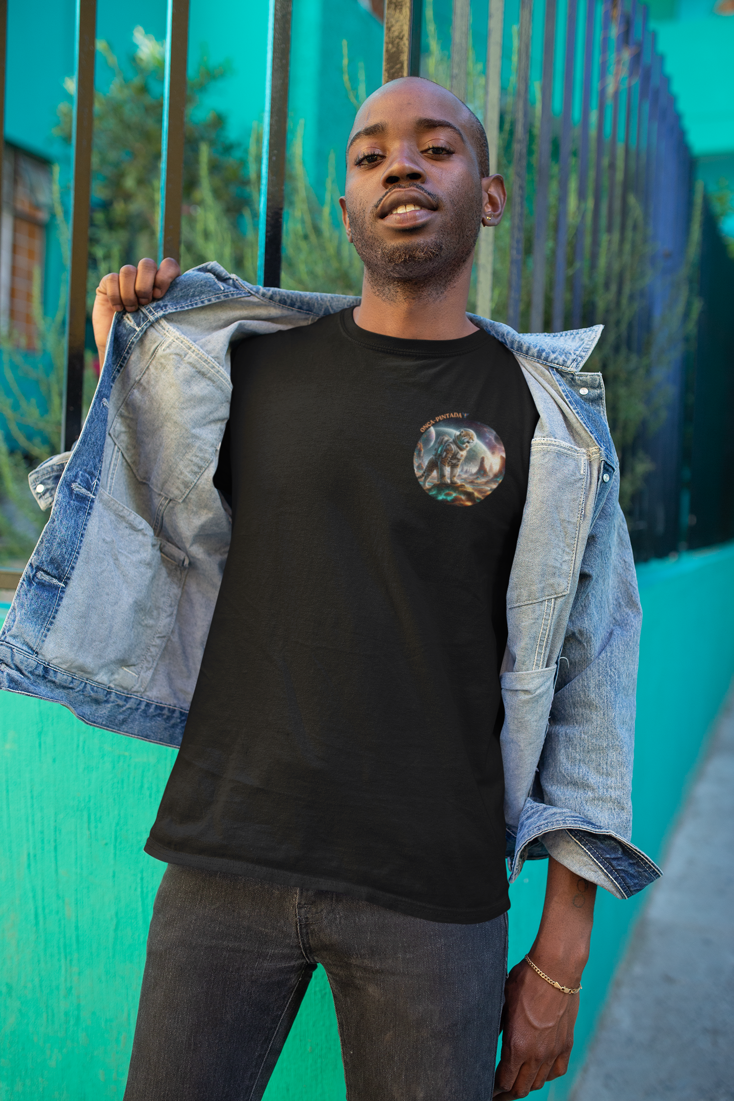 Camiseta Onça-pintada - Coleção Surreal - Masculina