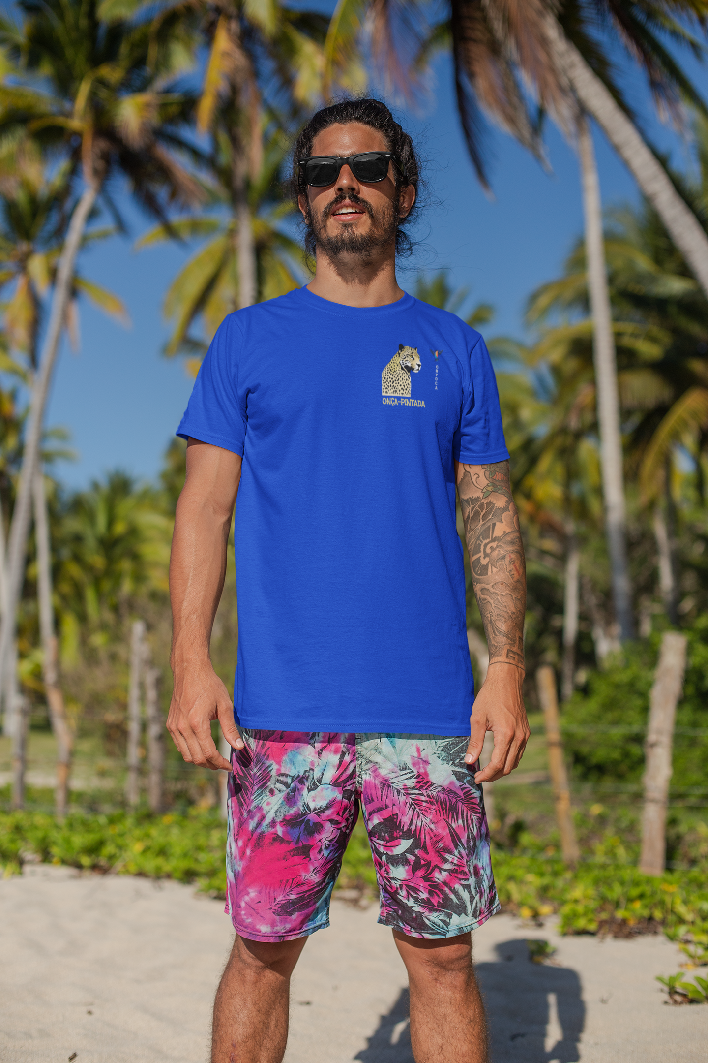 Camiseta Onça-pintada - Coleção Raiz - Masculina