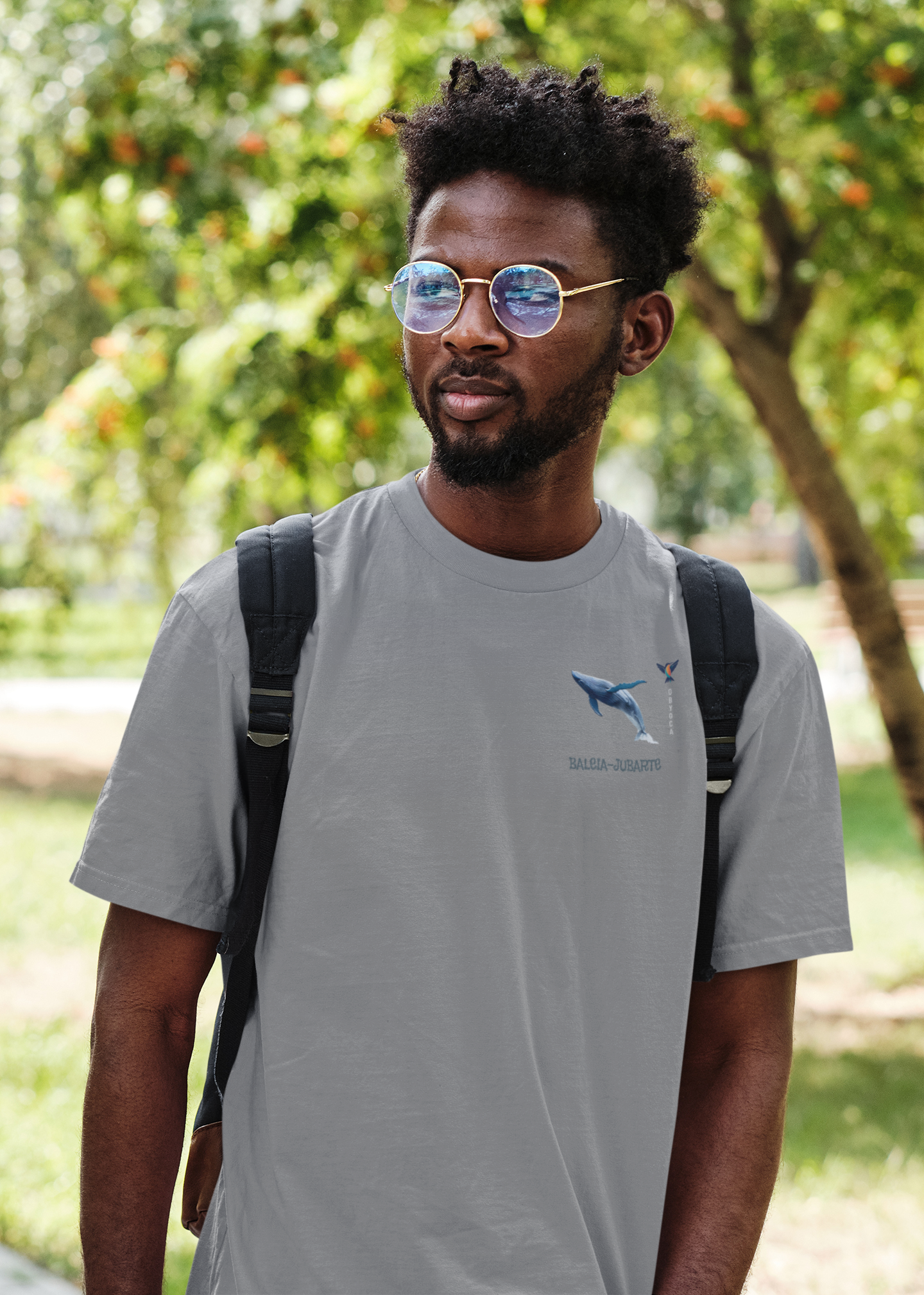 Camiseta Baleia-jubarte - Coleção Raiz - Masculina