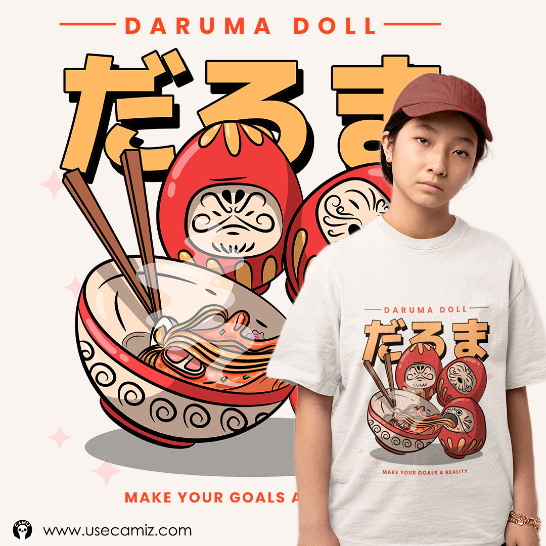 Camiseta - Daruma Doll