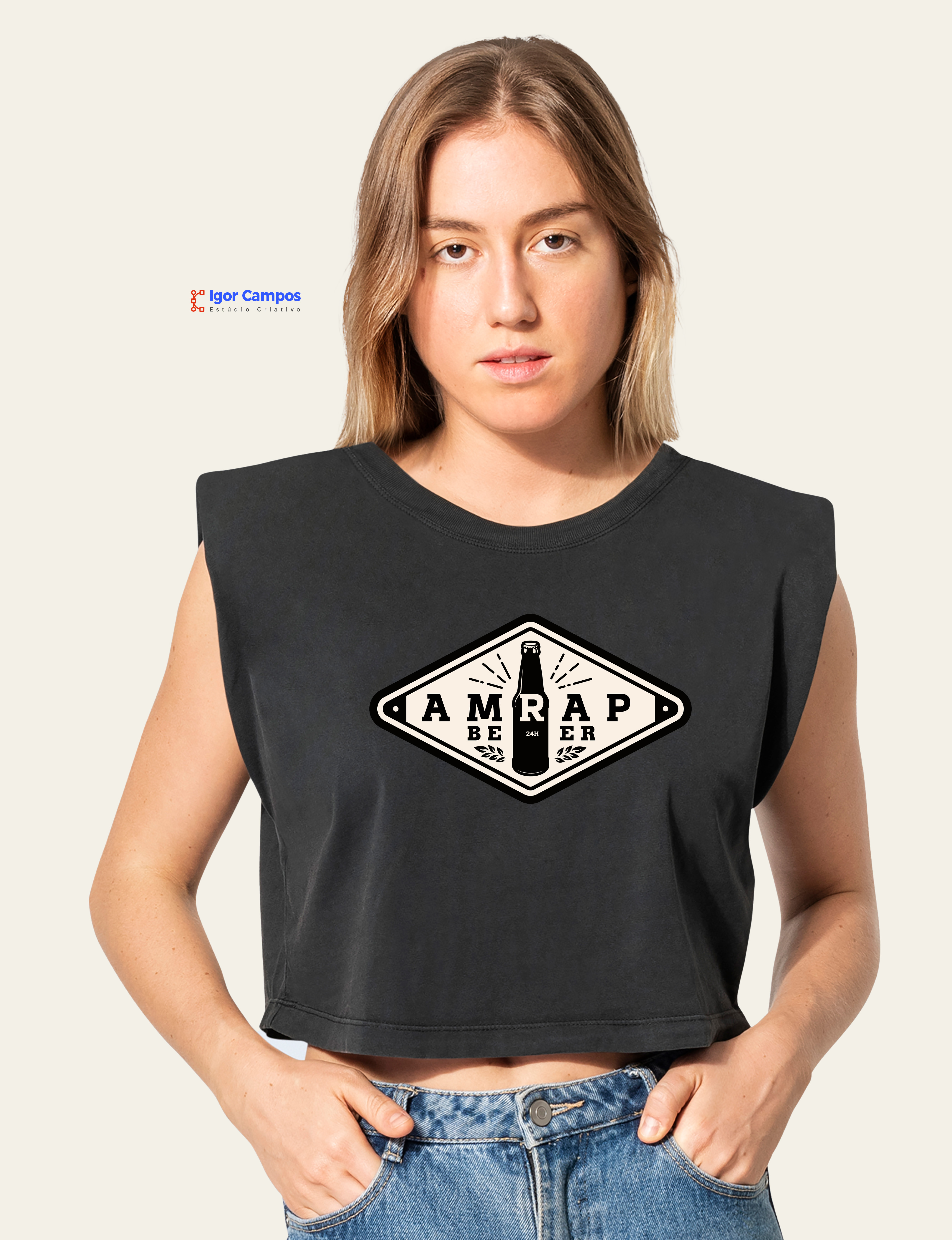 CROPPED AMRAP BEER 24H