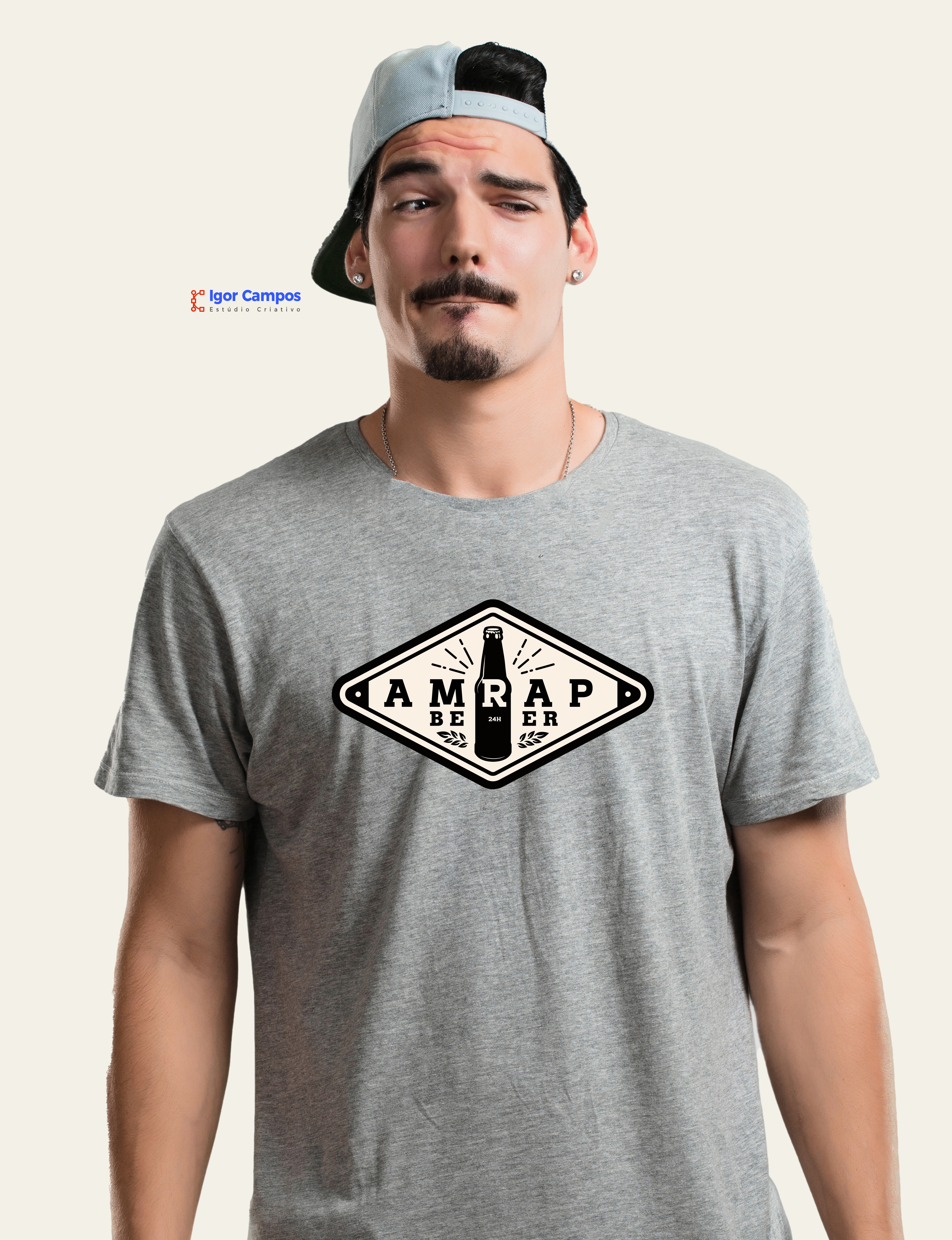 Camiseta Masculina AMRAP BEER 24h
