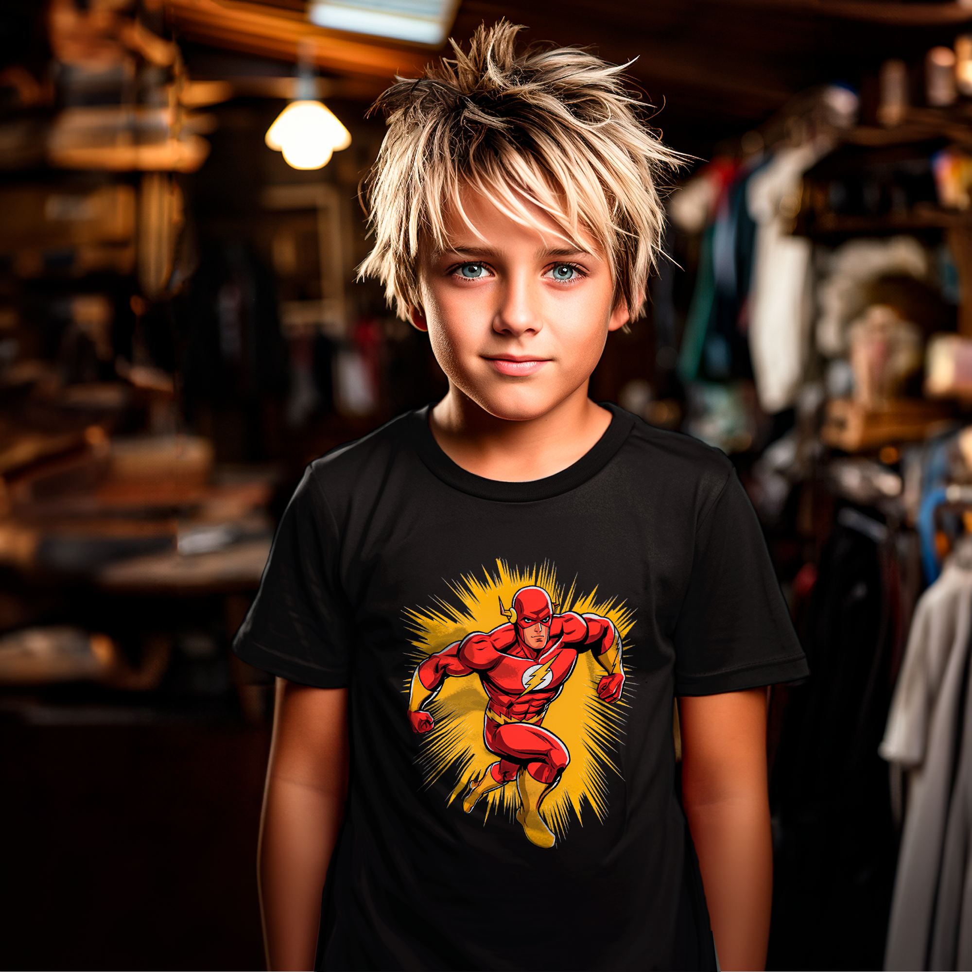 Camiseta Infantil - Flash