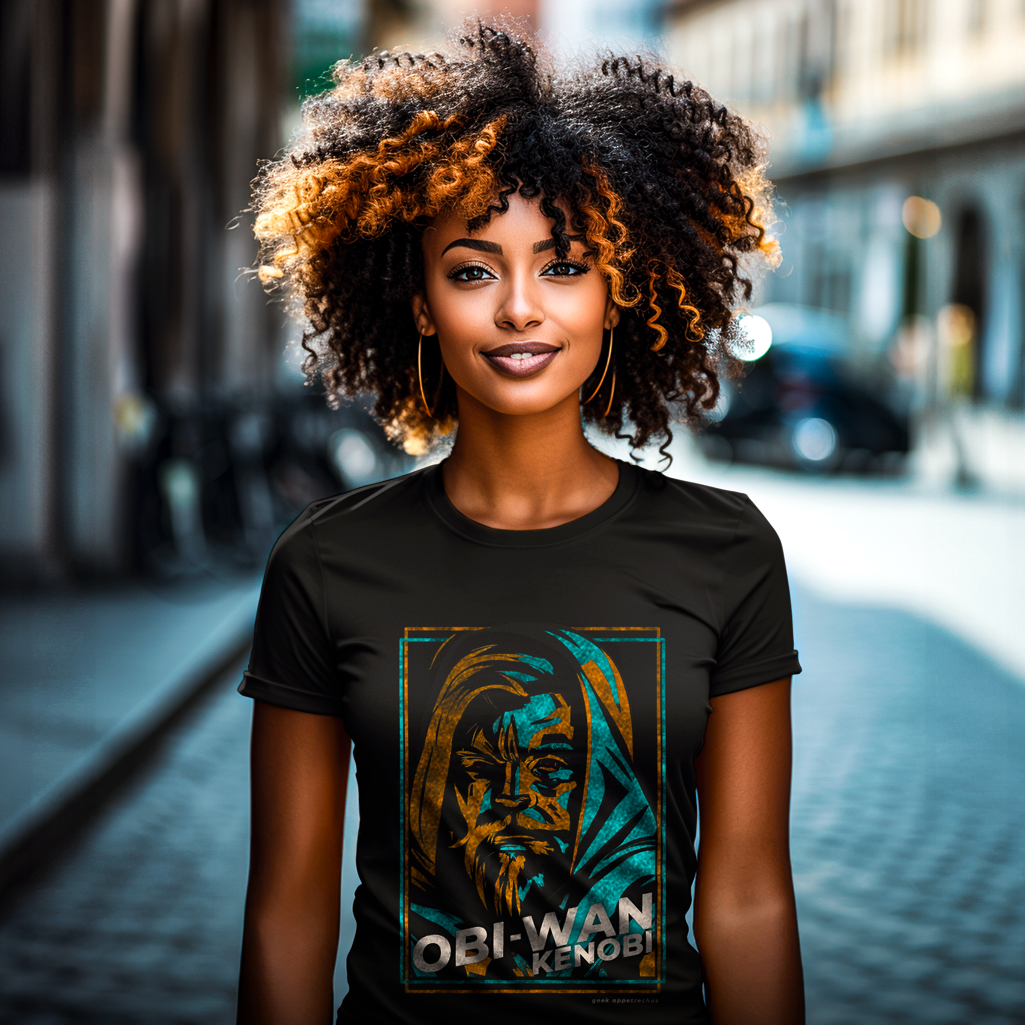 Camiseta Baby Long Obi-Wan Kenobi