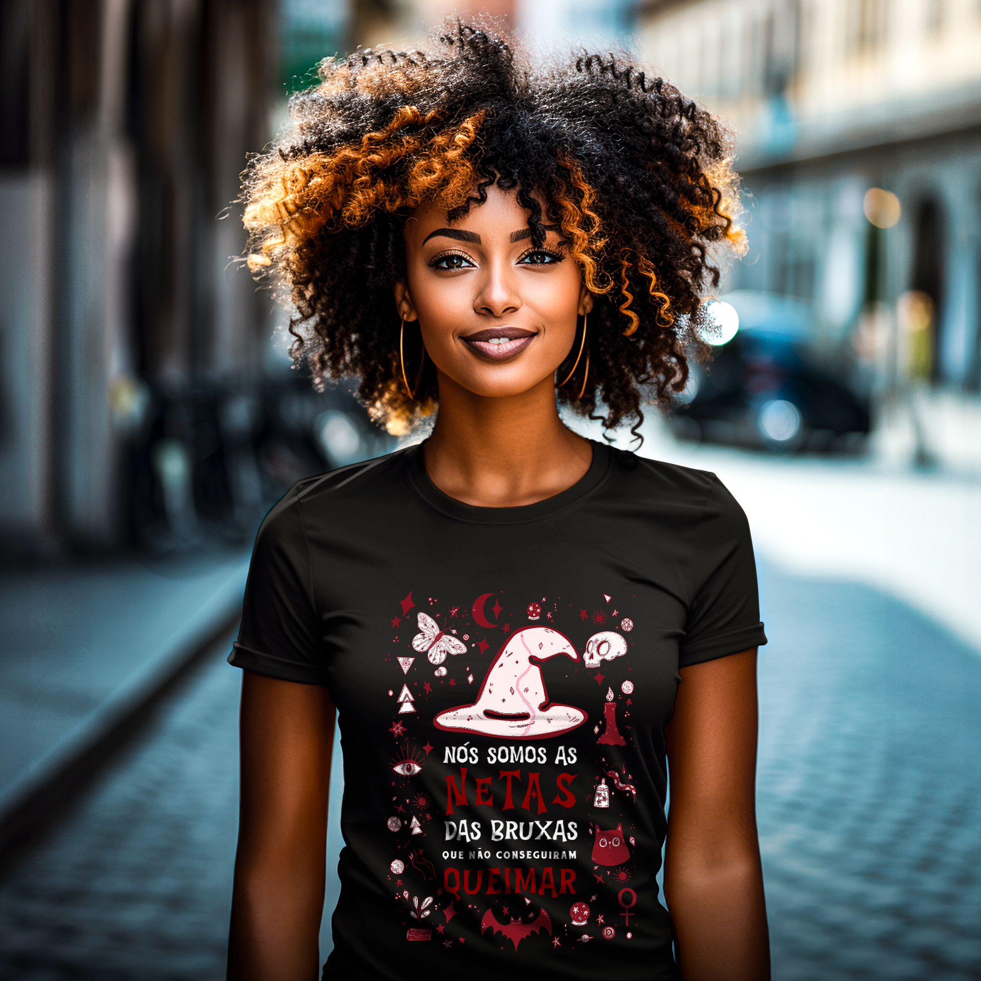 Camiseta Baby Long Netas das Bruxas