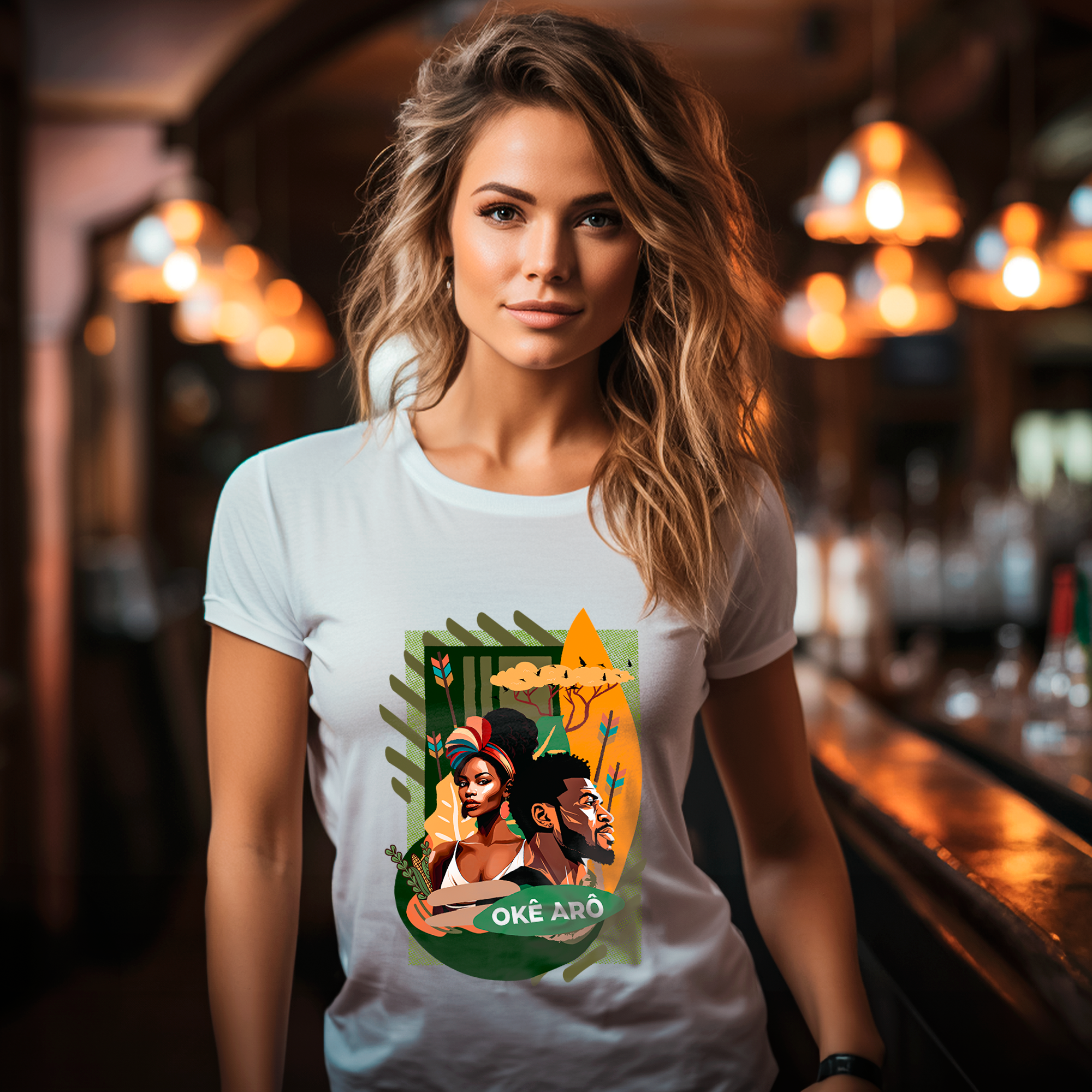 Camiseta Baby Long Okê Arô