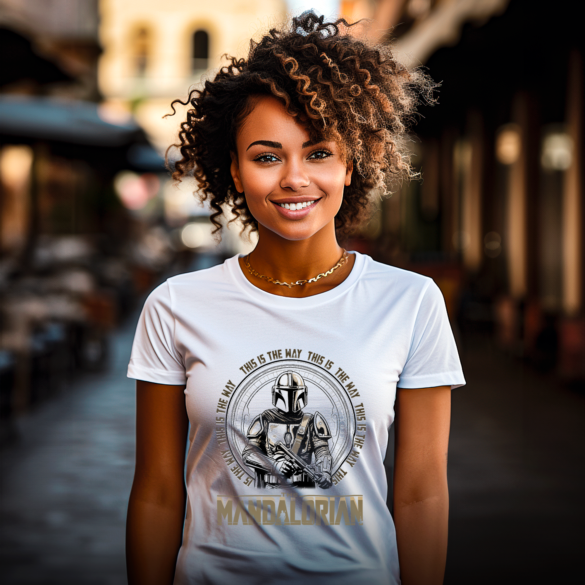 Camiseta Baby Long The Mandalorian - This is the Way