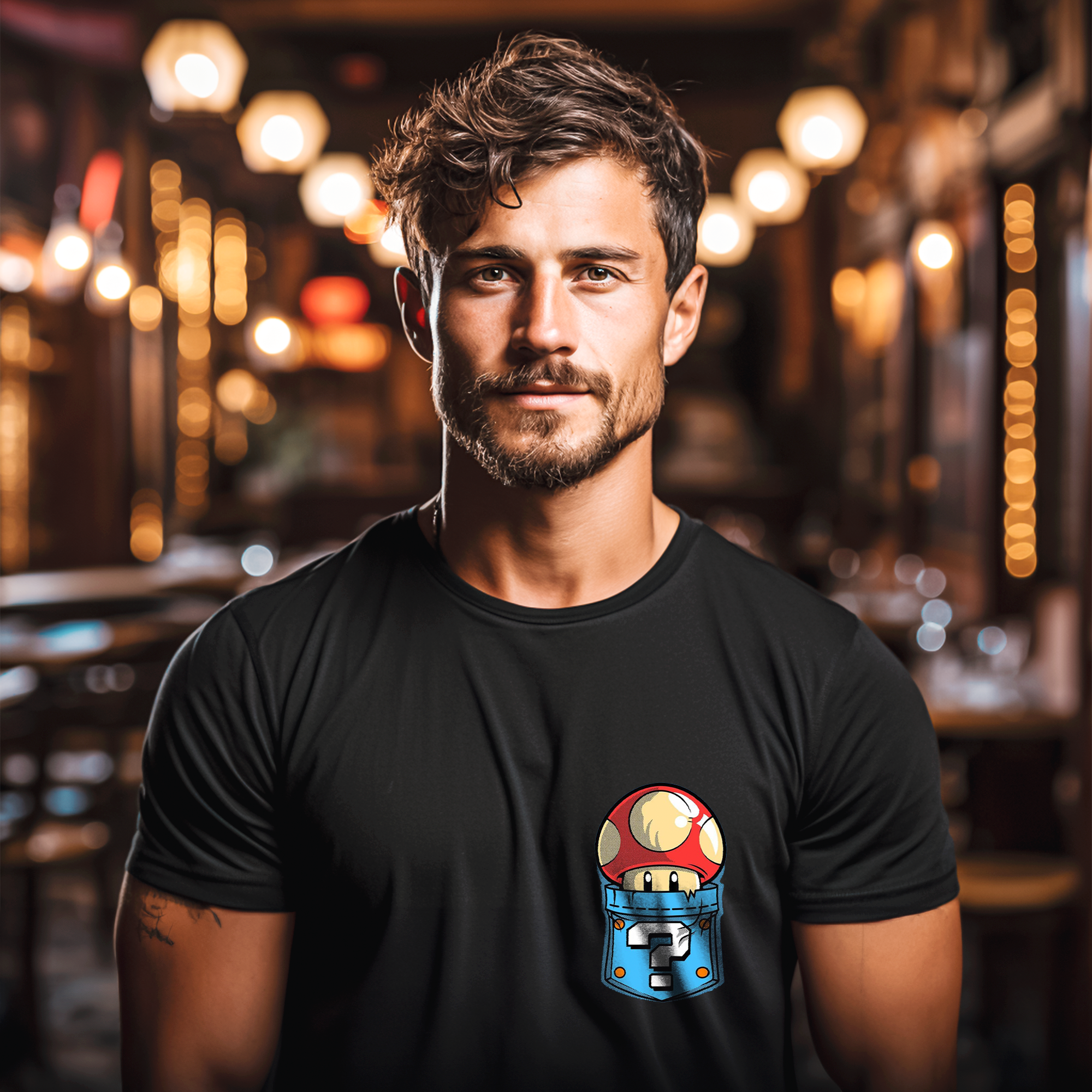 Camiseta Cogumelo Mario