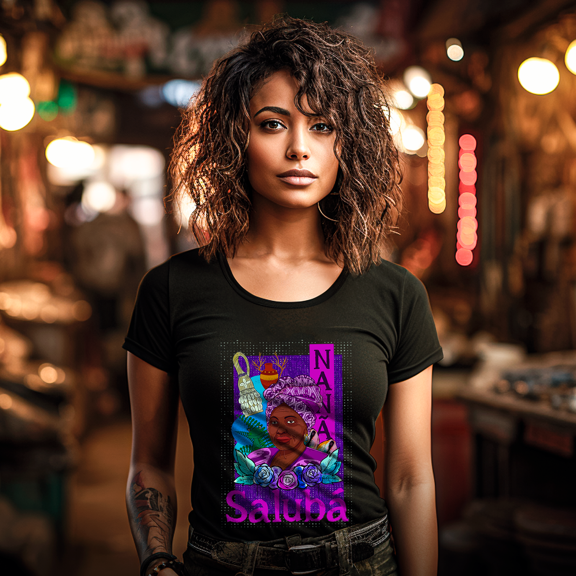 Camiseta Baby Long Nanã