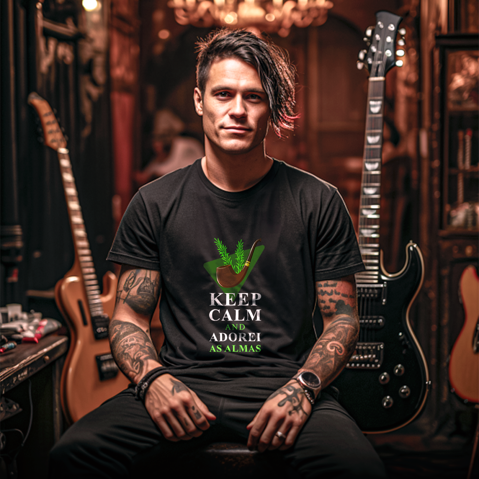 Camiseta Keep Calm and Adorei as Almas