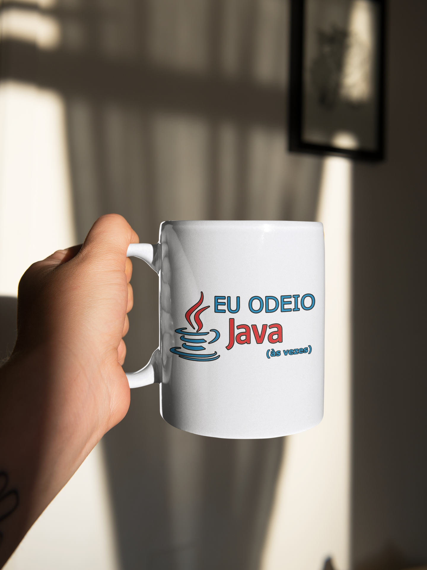 Caneca Eu Odeio Java As Vezes