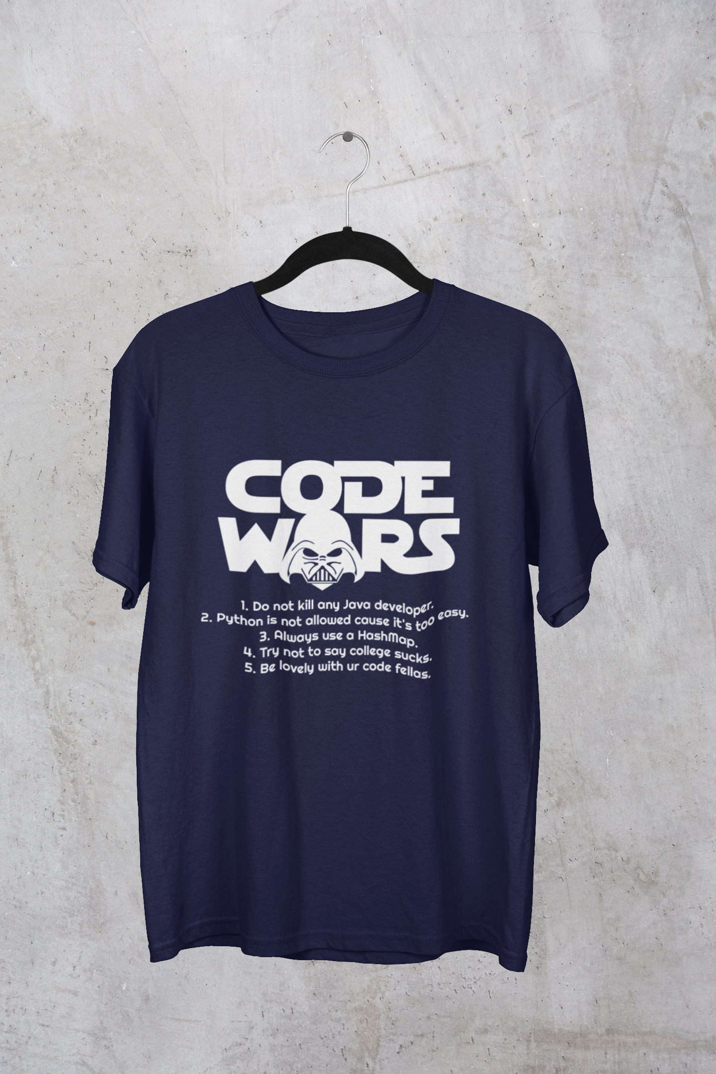 Camiseta Code Wars Star Wars Paródia