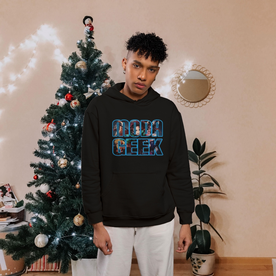 Moletom canguru Demon Slayer