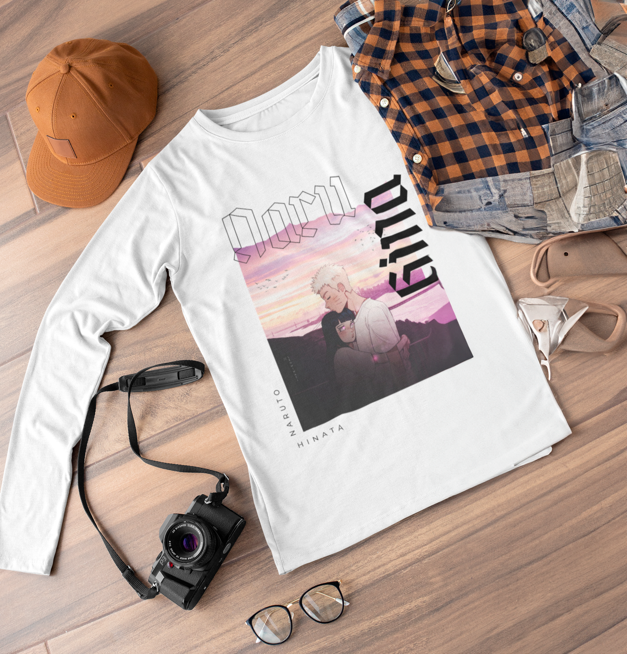 Moletom NARUTO E HINATA Anime