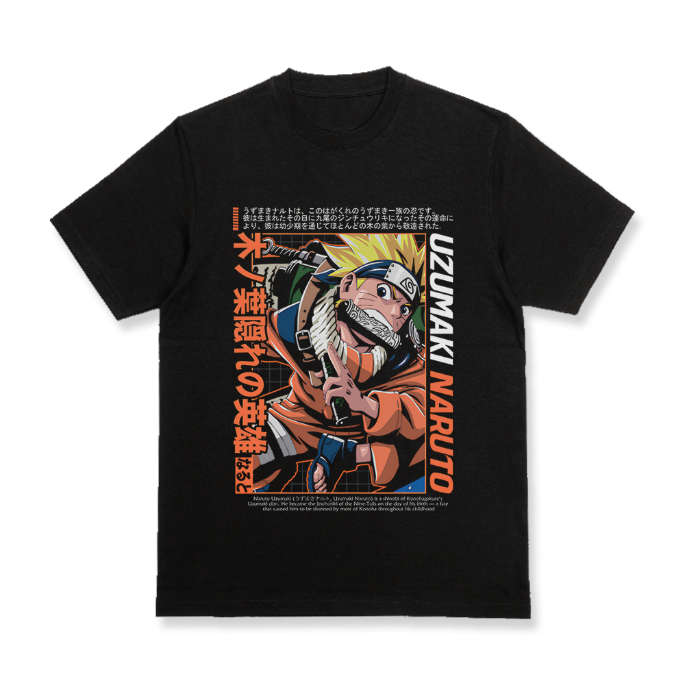CAMISA NARUTO UZUMAKI