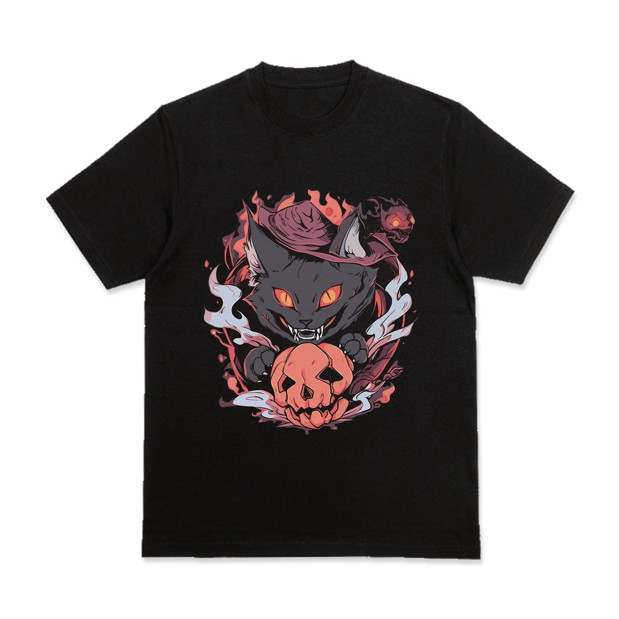 CAMISA GATO - HALLOWEEN SKULL