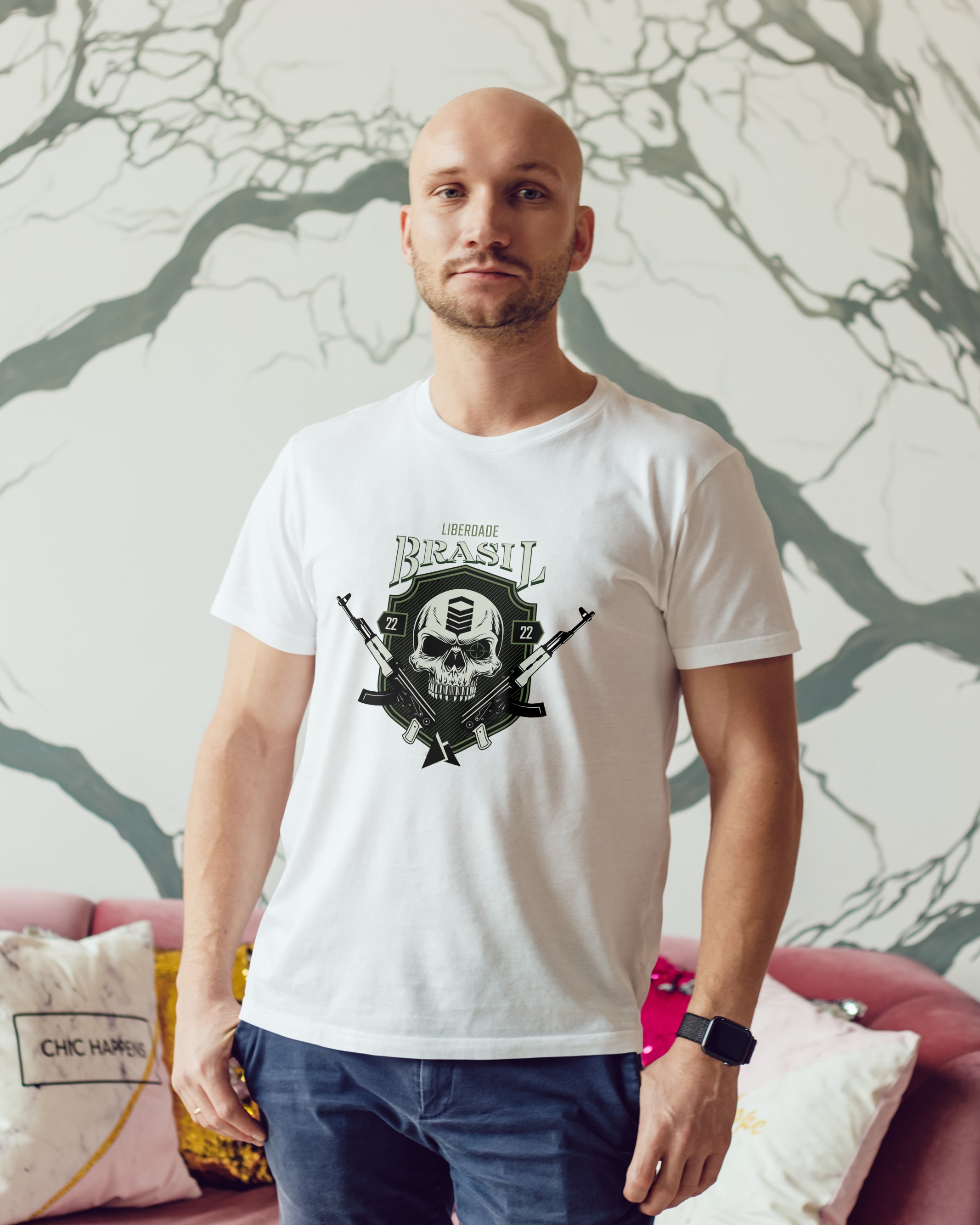 Nome do produto  CAMISETA - BRASIL LIBERDADE