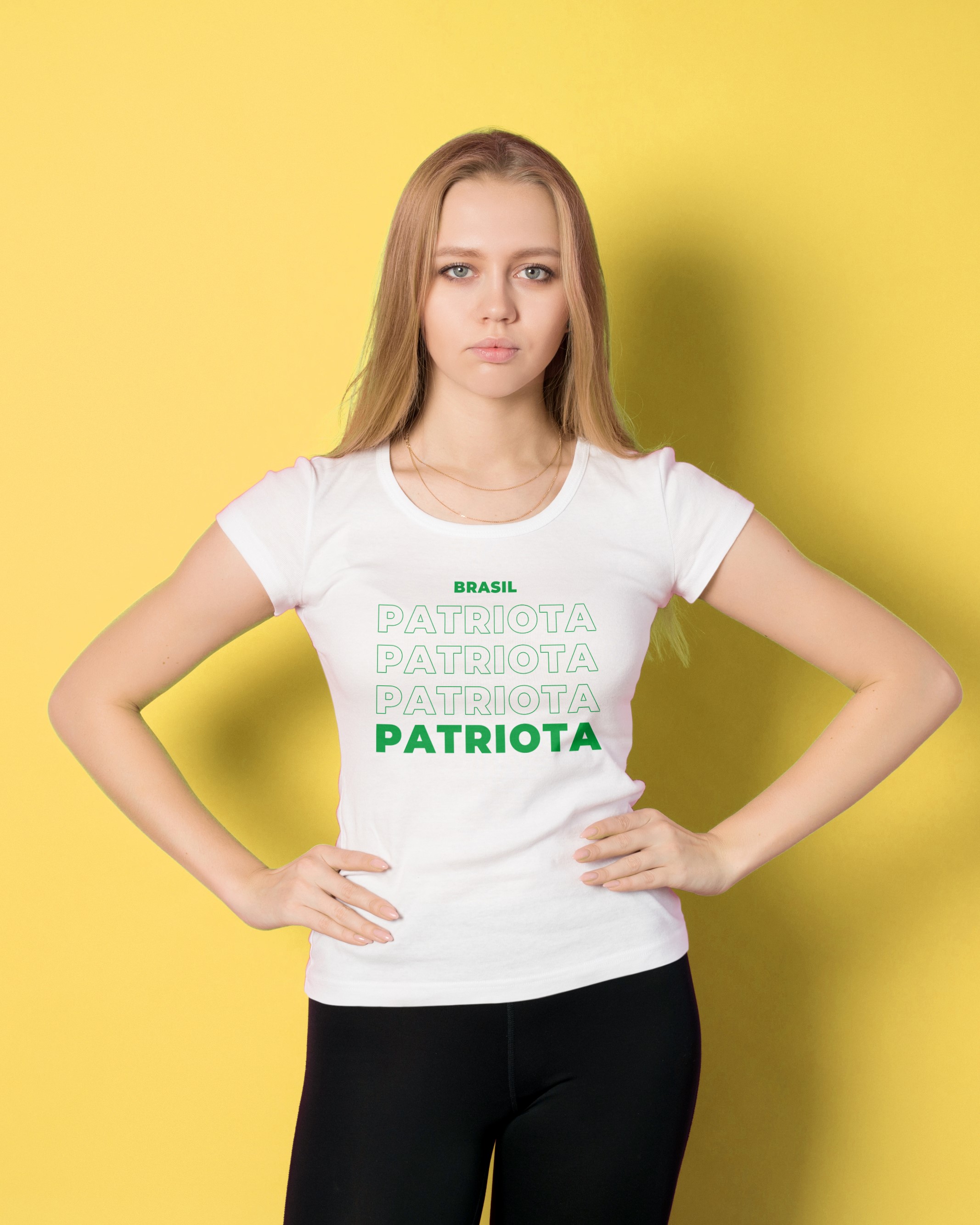 CAMISA BABY LONG - PATRIOTA 
