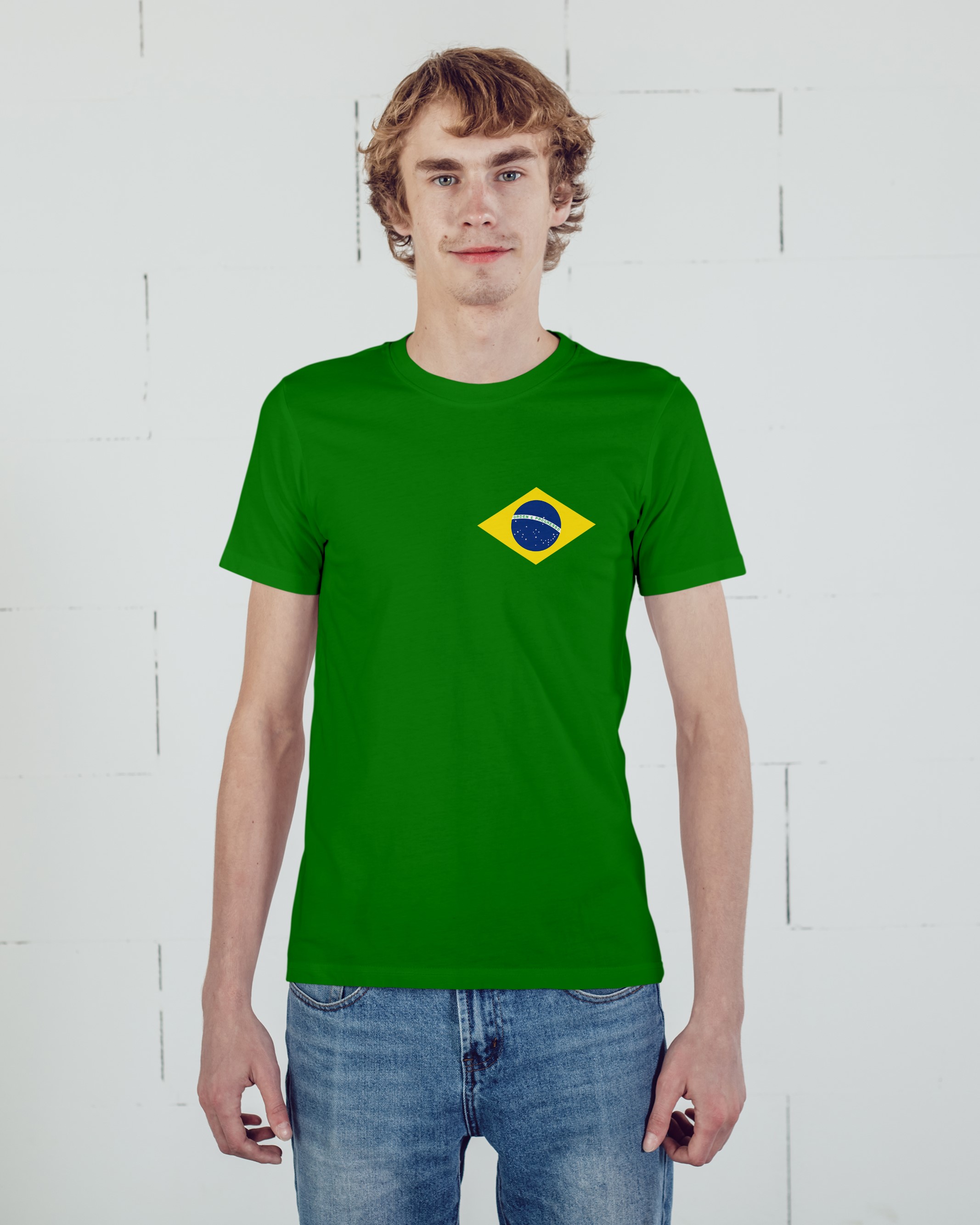Nome do produto  CAMISETA - BANDEIRA PEITORAL