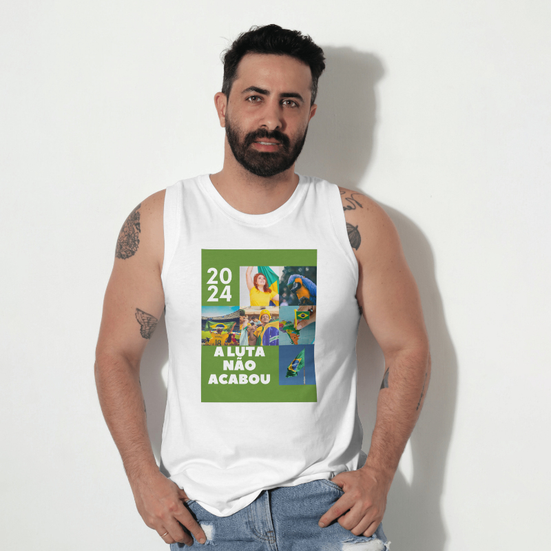 Nome do produto  REGATA - 2024 A LUTA NÃO ACABOU