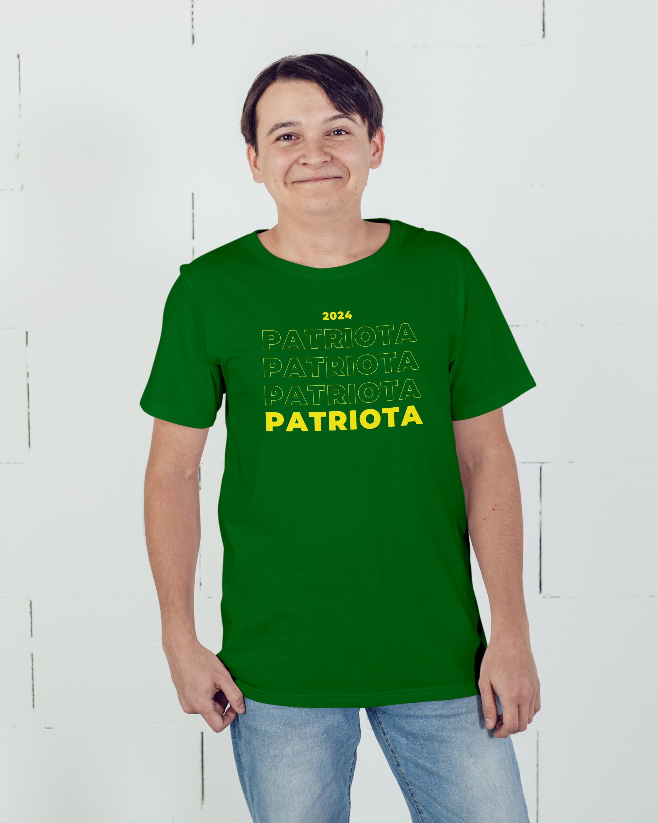Nome do produto  CAMISETA - PATRIOTA 2024