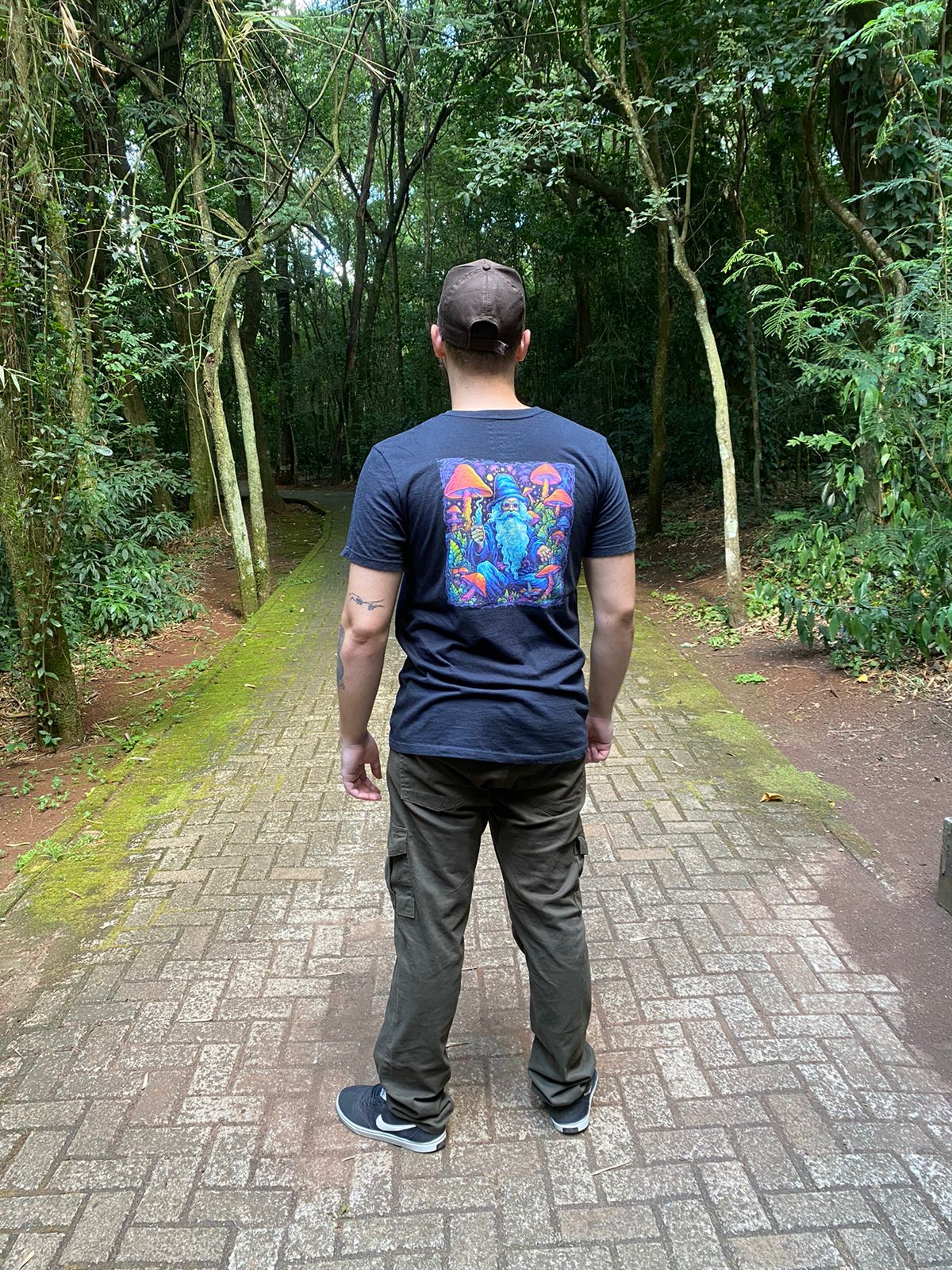 Camisa mago dos cogumelos