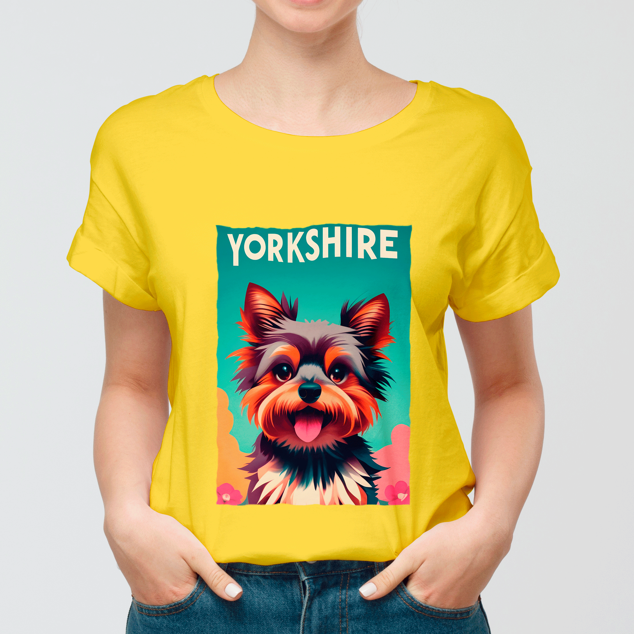 Baby long estampa Yorkshire - Coleção Dog Lovers