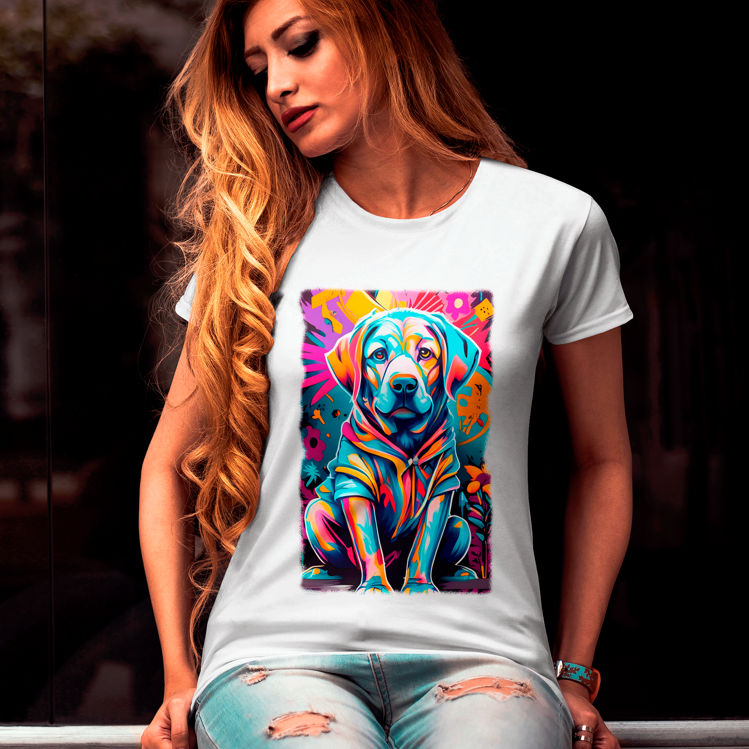 Baby long estampa Labrador - Coleção Dog Lovers