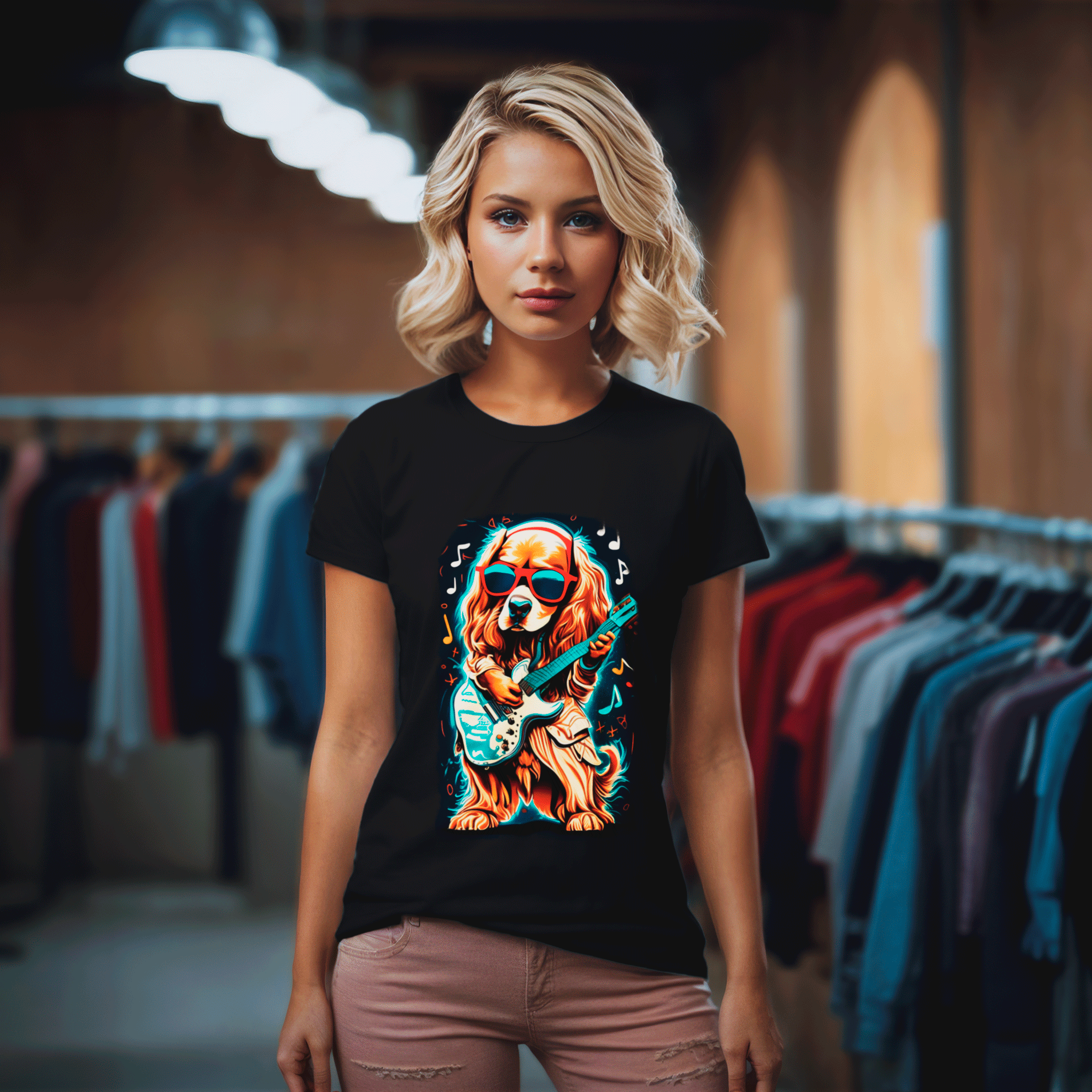 Baby long estampa Cocker -  Coleção Dog Lovers