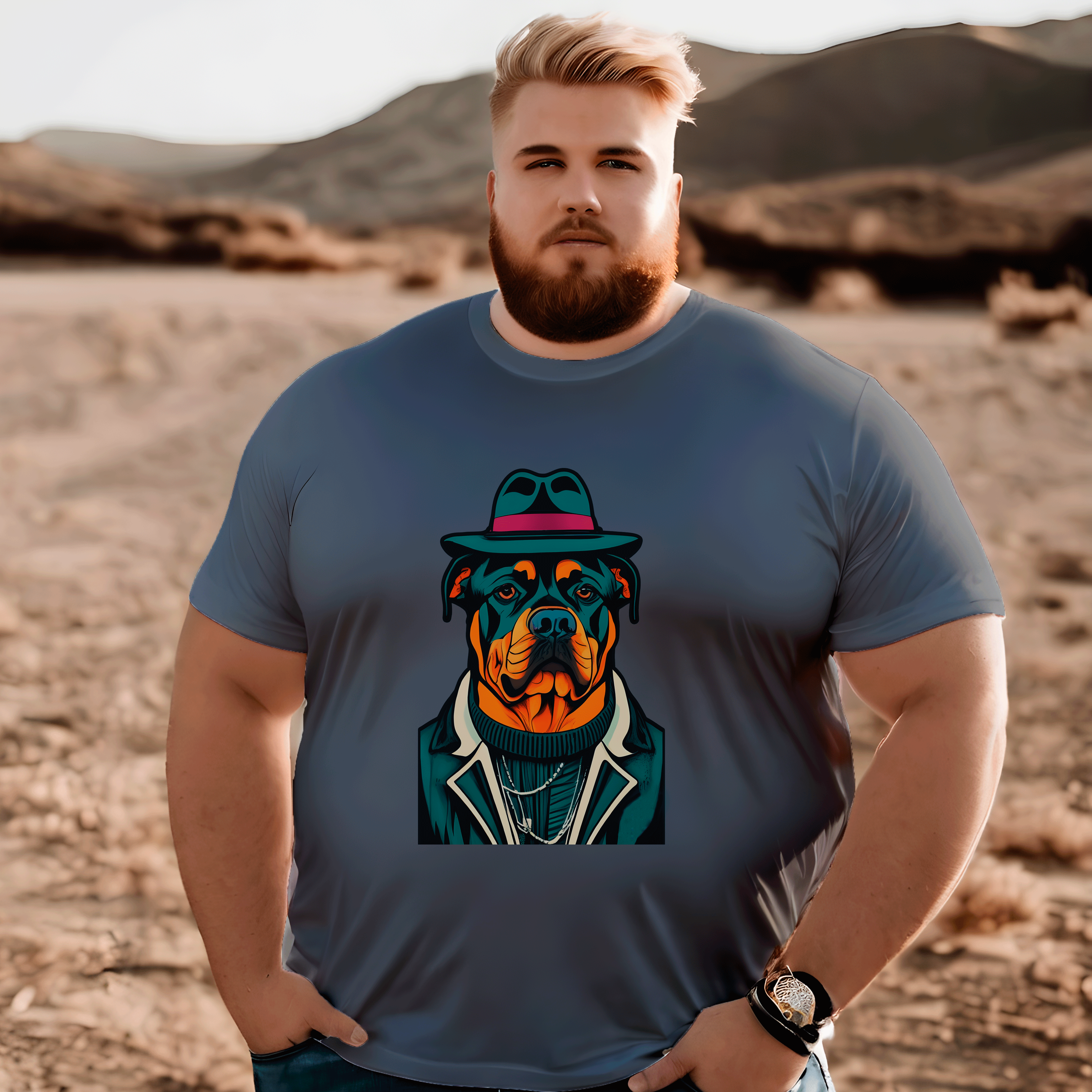 Camiseta Rottweiler plus - Coleção Dog Lovers