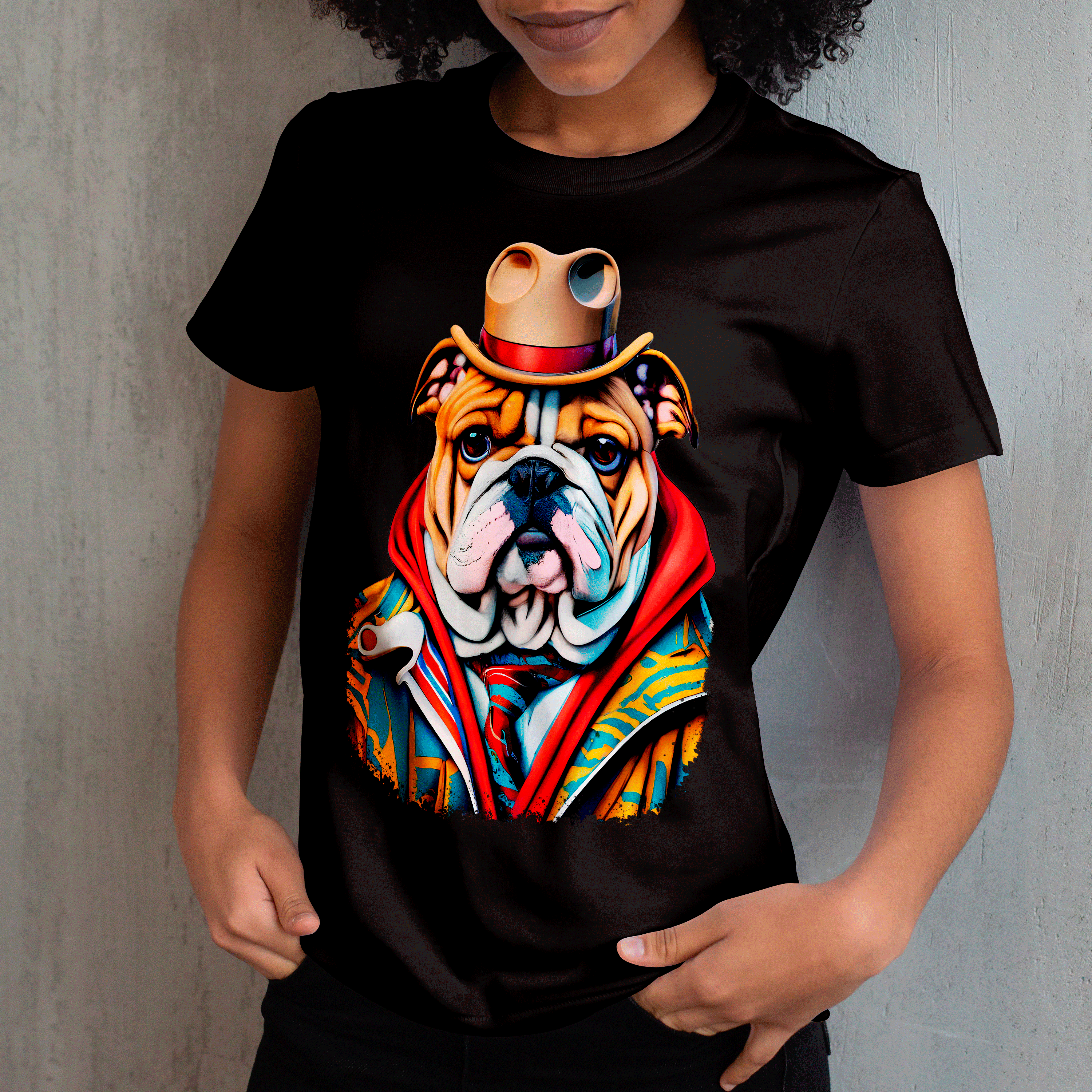 Baby long estampa Bulldog - Coleção Dog Lovers