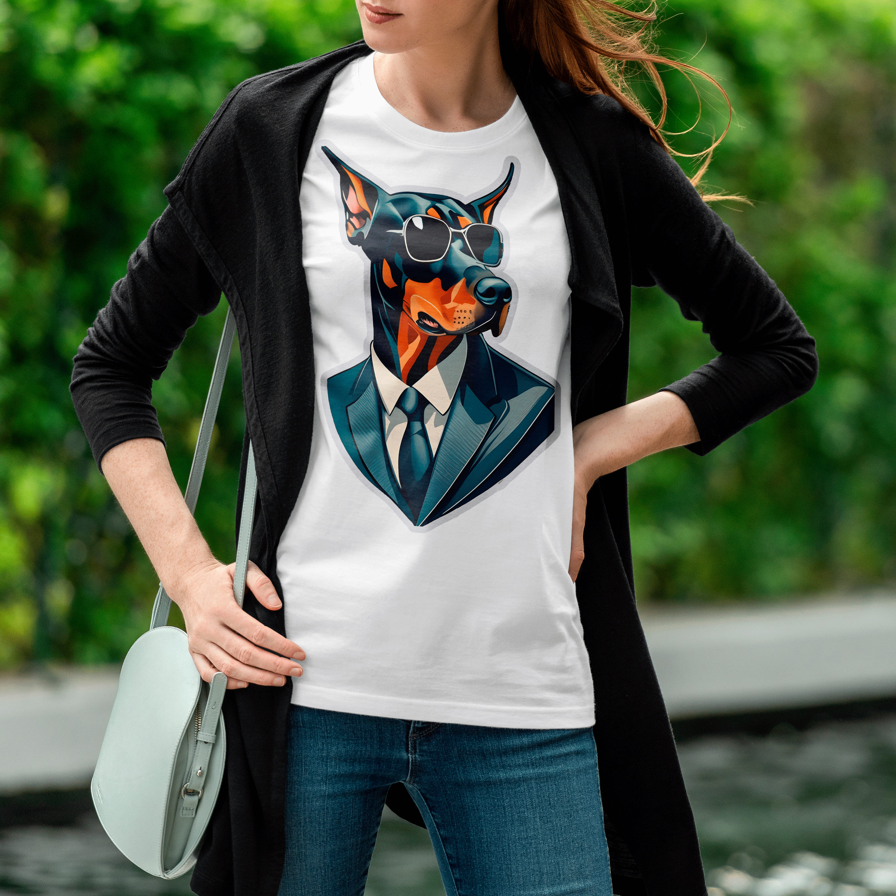 Baby long estampa Doberman - Coleção Dog Lovers