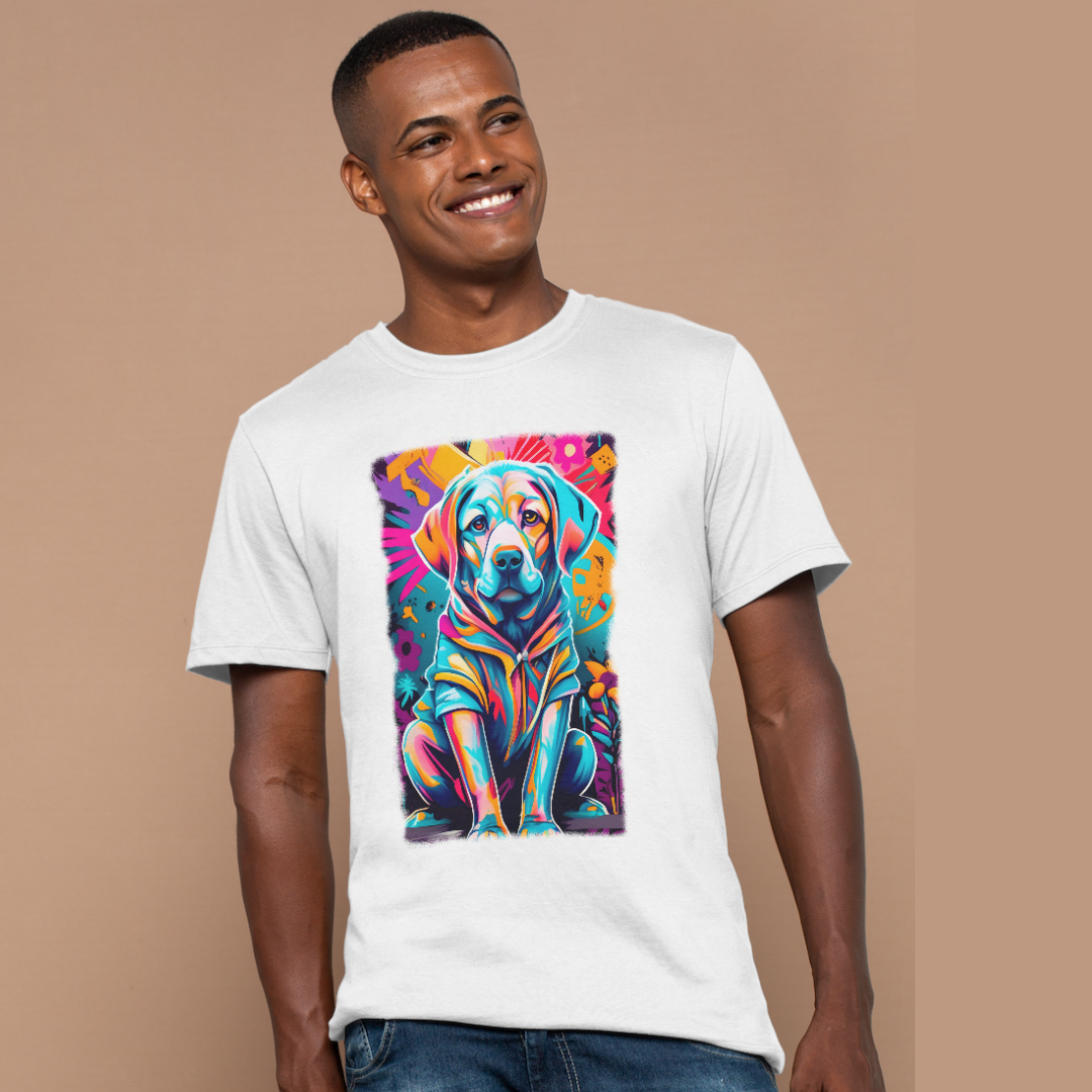 Camiseta estampa Labrador - Coleção Dog Lovers