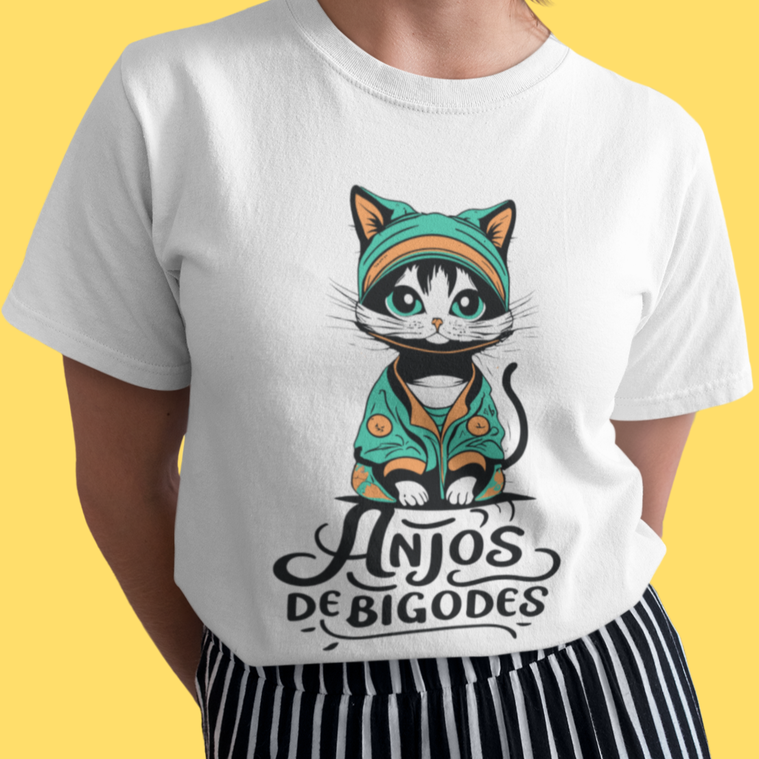 CAMISETA ANJOS DE BIGODES