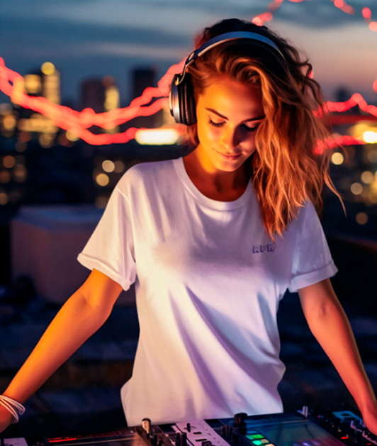 Camiseta APK Co.: Logo Roxo