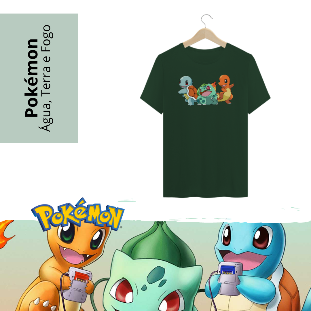 Camiseta Água, Terra e Fogo