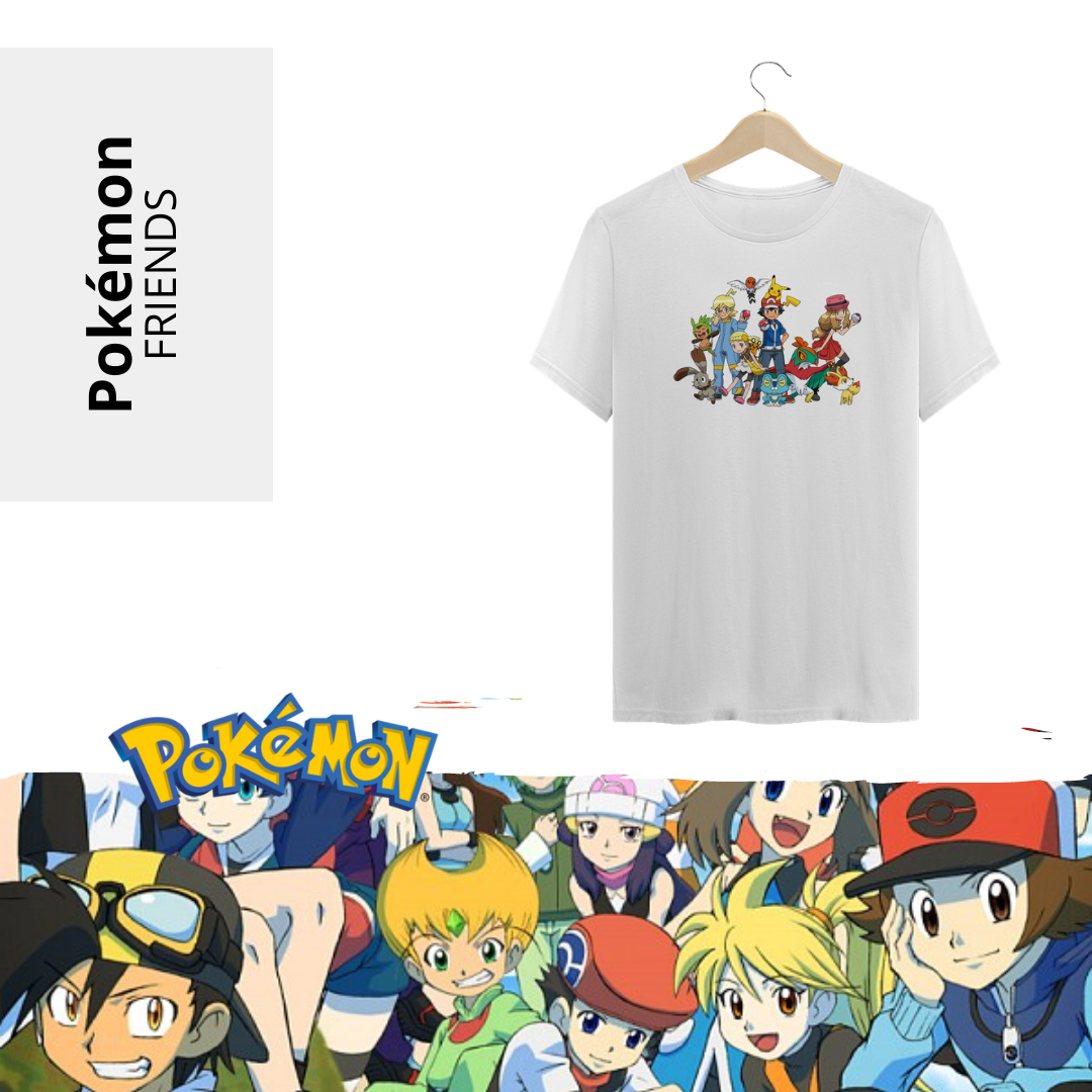 Camiseta Amigos Pokémon