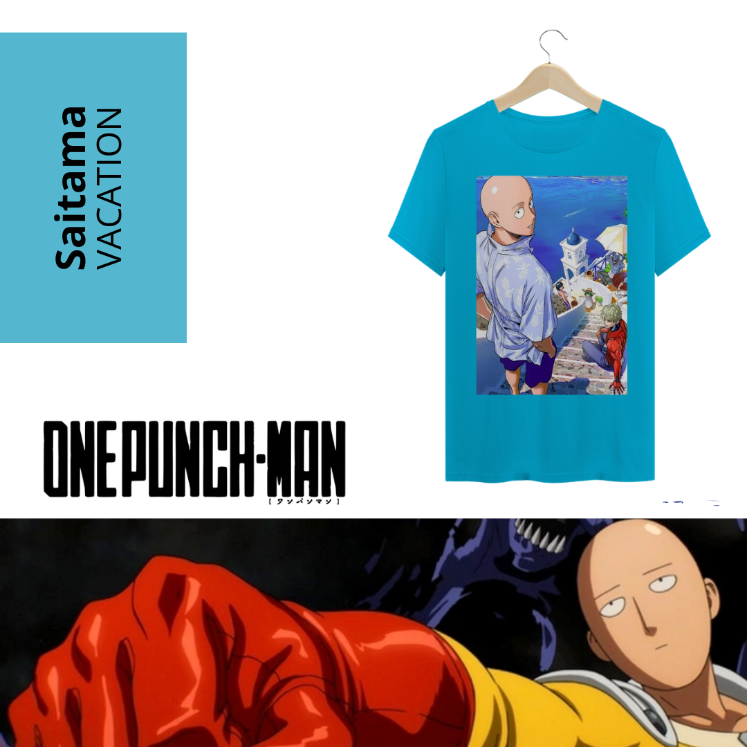 Camiseta Saitama x Genos