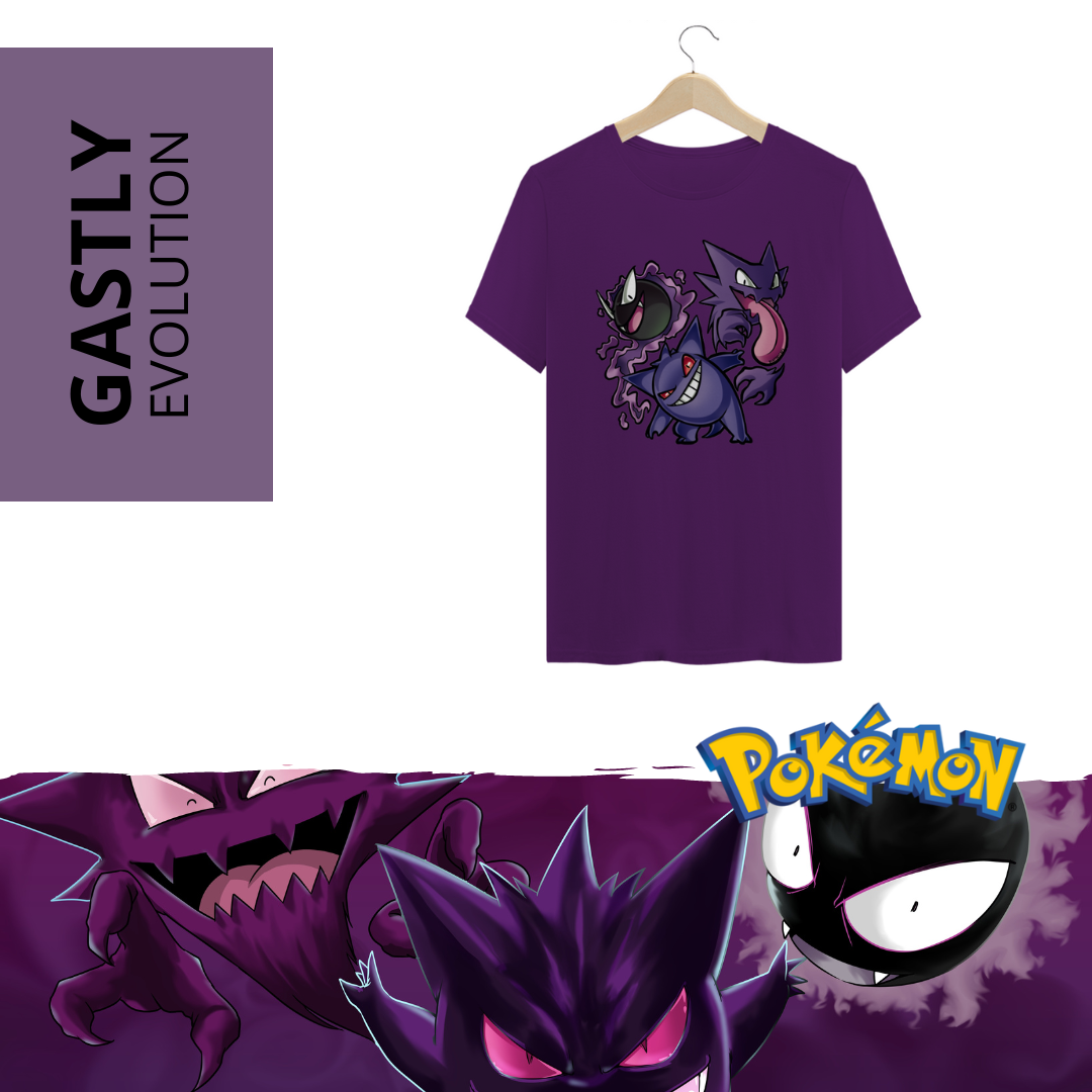Camiseta Gastly Evolution