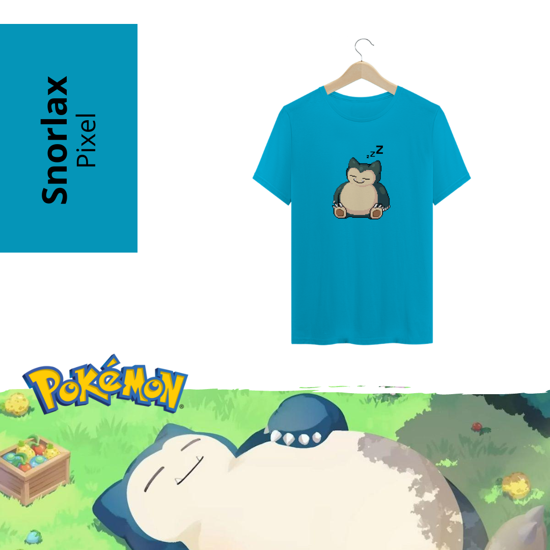 Camiseta Snorlax Pixel
