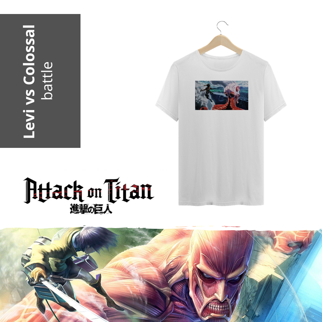Camiseta Levi vs Colossal