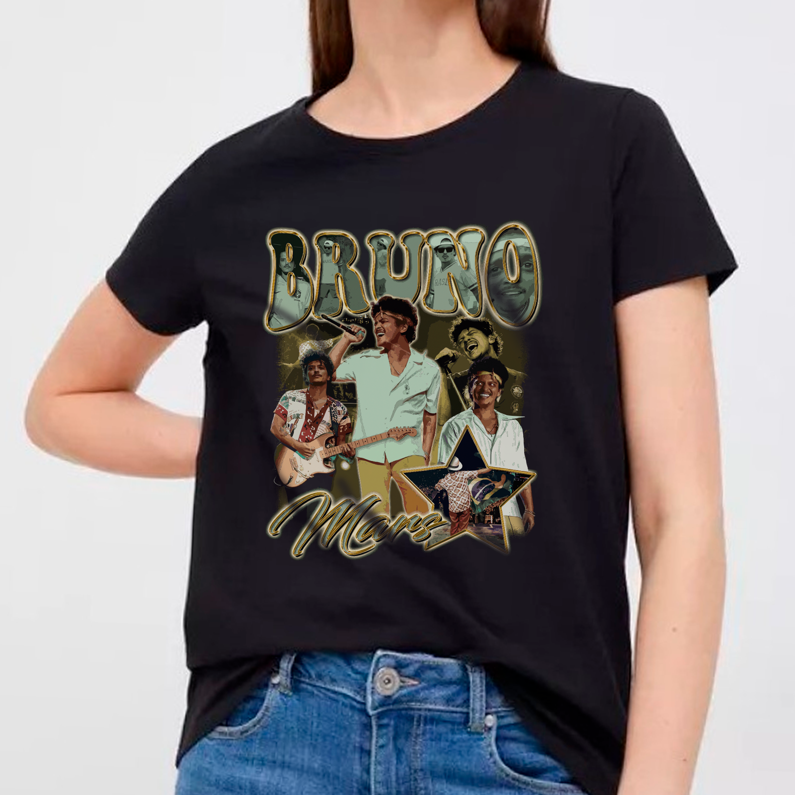 Camiseta Bruno Mars Graphic Tee