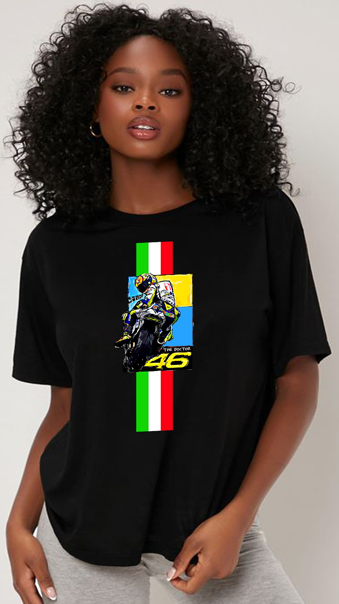 Nome do produto: CAMISETA FEMININA VALENTINO ROSSI