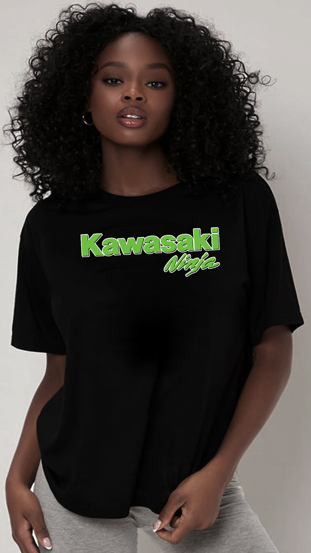 Nome do produto  CAMISETA FEMININA KAWASAKI NINJA