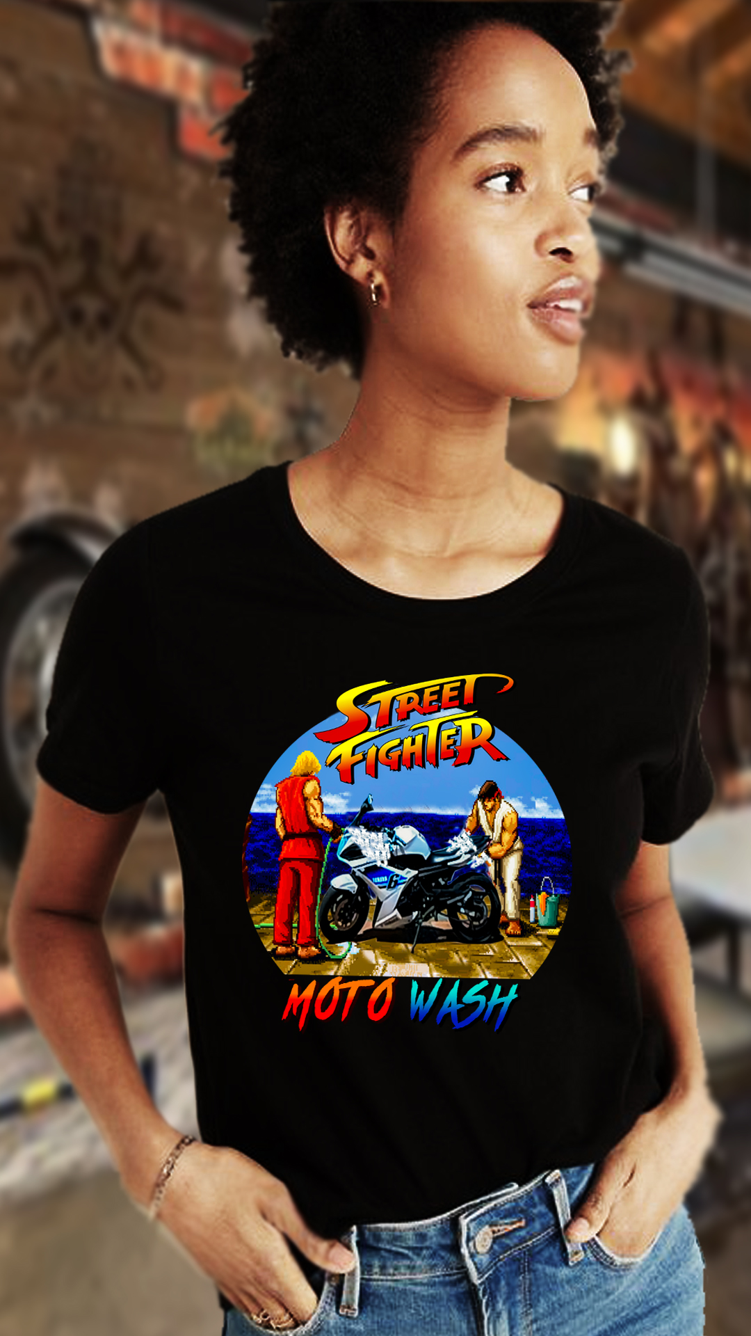 CAMISETA FEMININA STREET FIGHTER XJ6