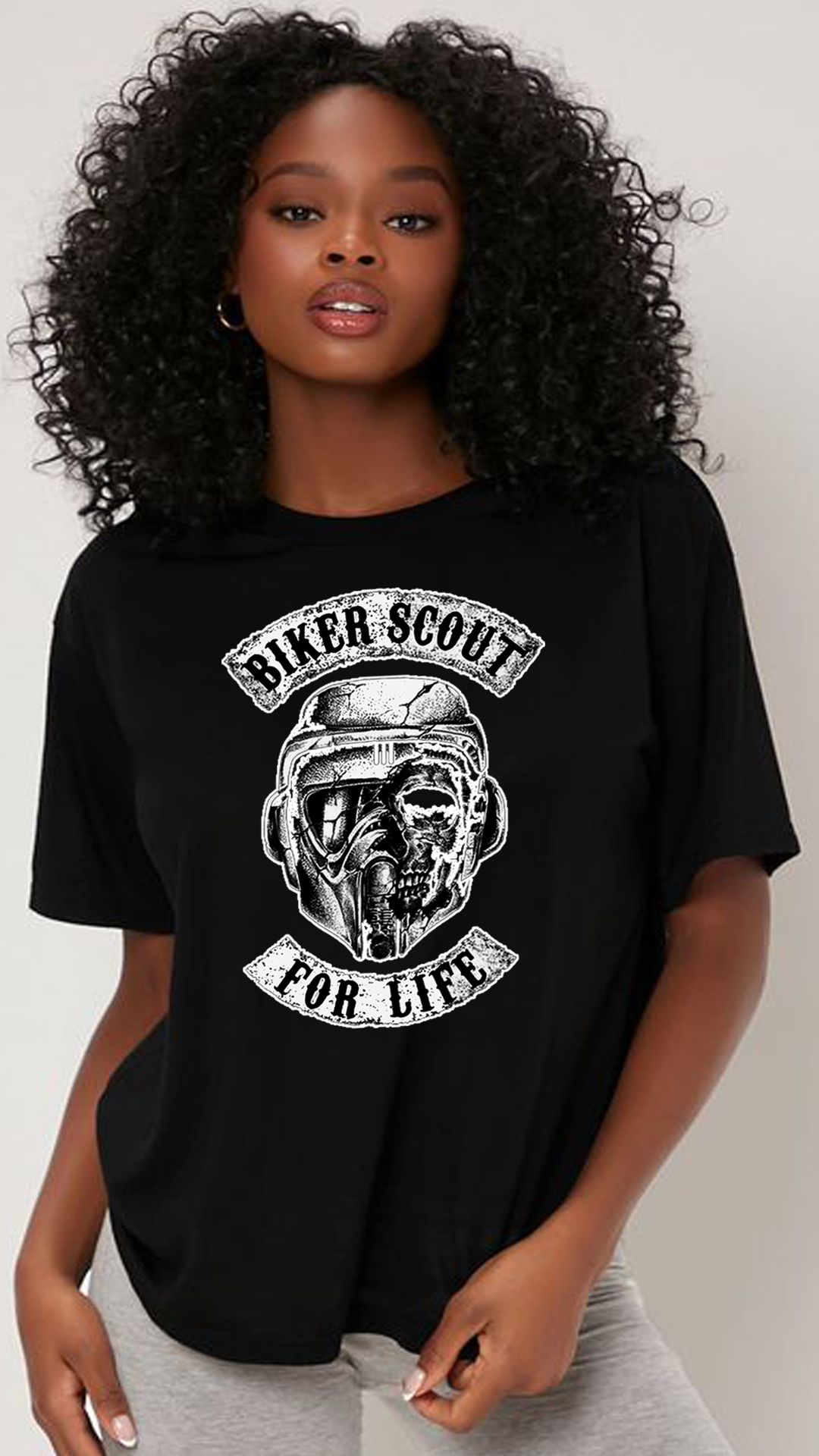 CAMISETA FEMININA STAR WARS BIKER SCOUT