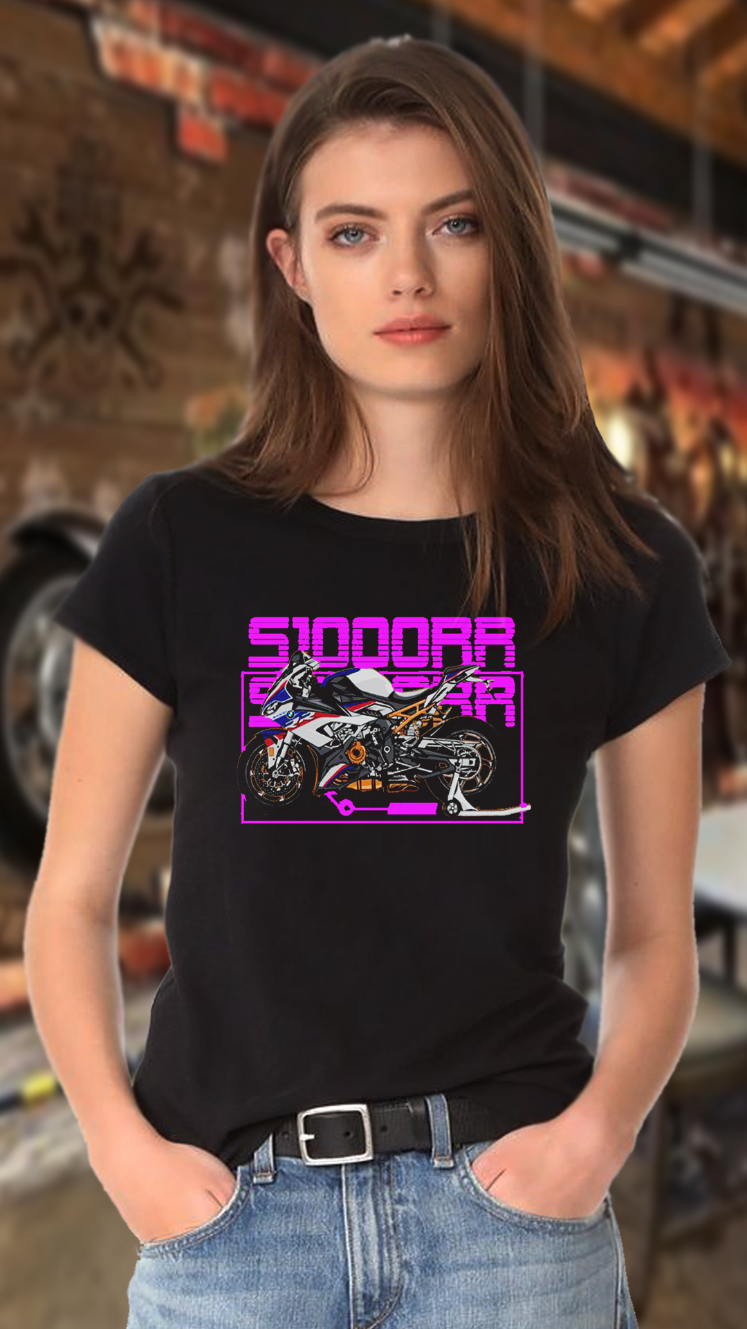 CAMISETA FEMININA BMW S1000RR